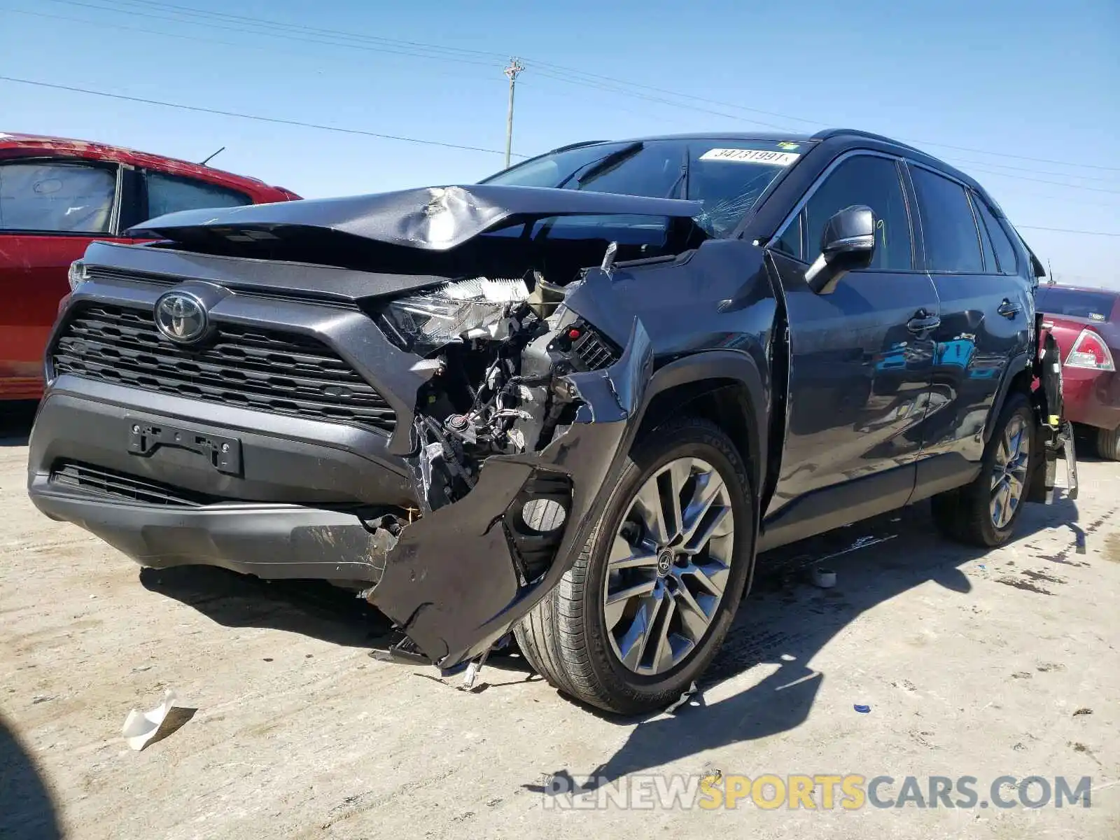 2 Photograph of a damaged car 2T3A1RFV1KW070369 TOYOTA RAV4 2019