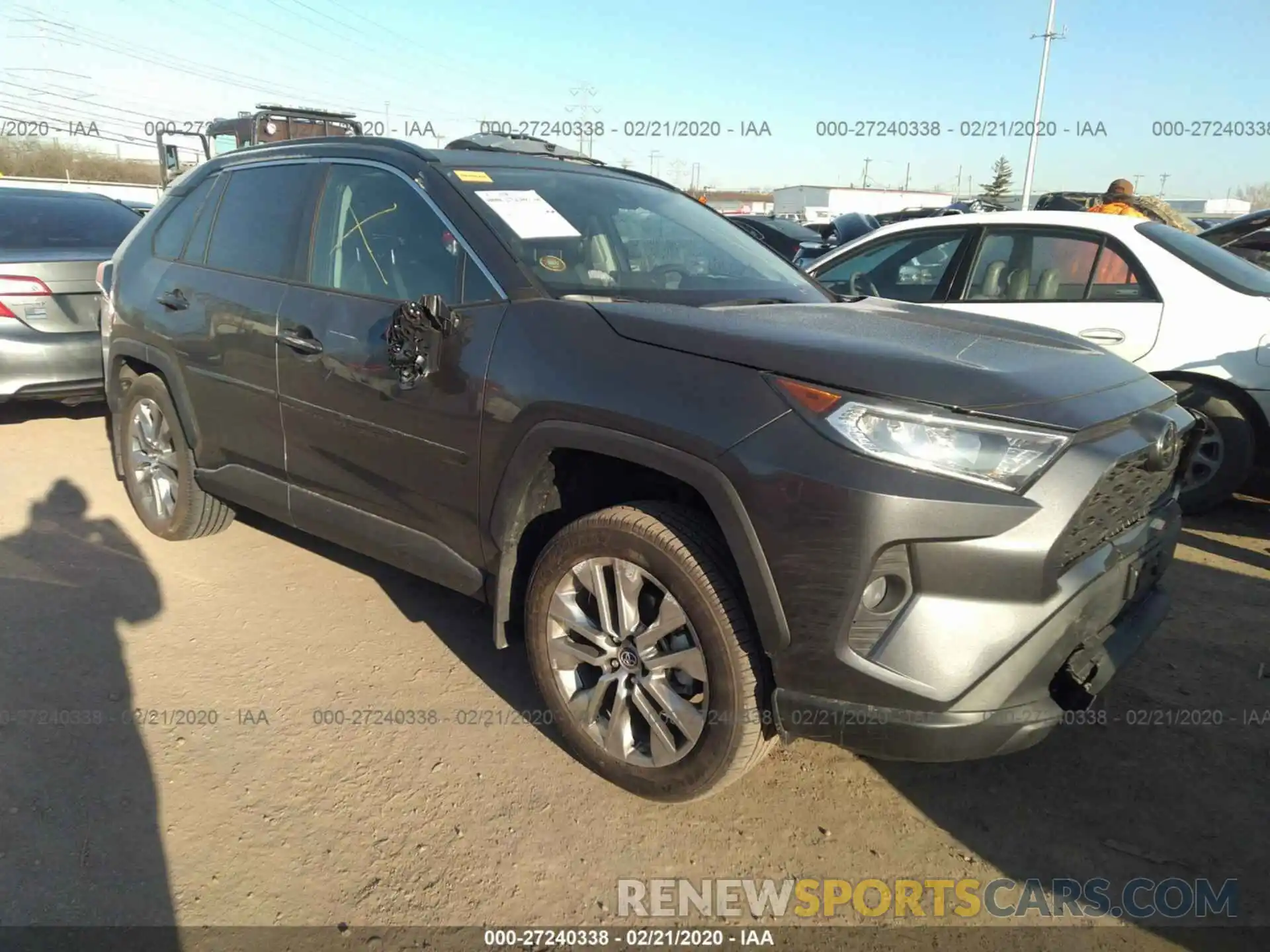 1 Photograph of a damaged car 2T3A1RFV1KW073563 TOYOTA RAV4 2019