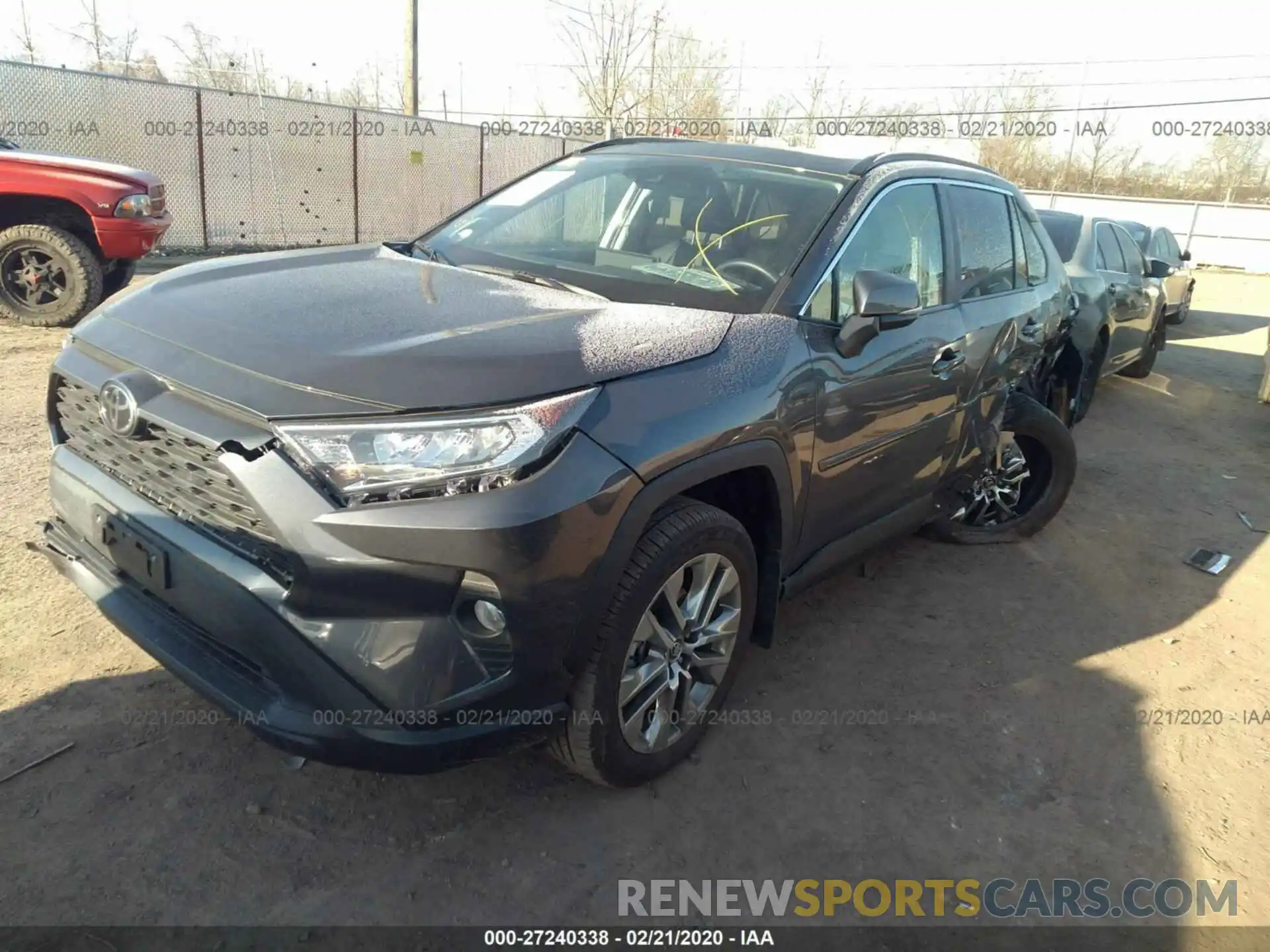 2 Photograph of a damaged car 2T3A1RFV1KW073563 TOYOTA RAV4 2019