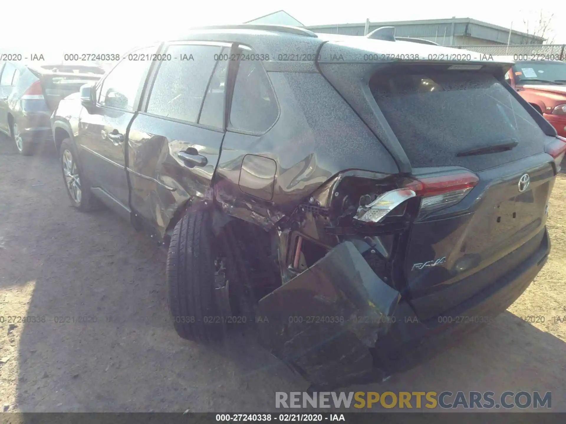 3 Photograph of a damaged car 2T3A1RFV1KW073563 TOYOTA RAV4 2019