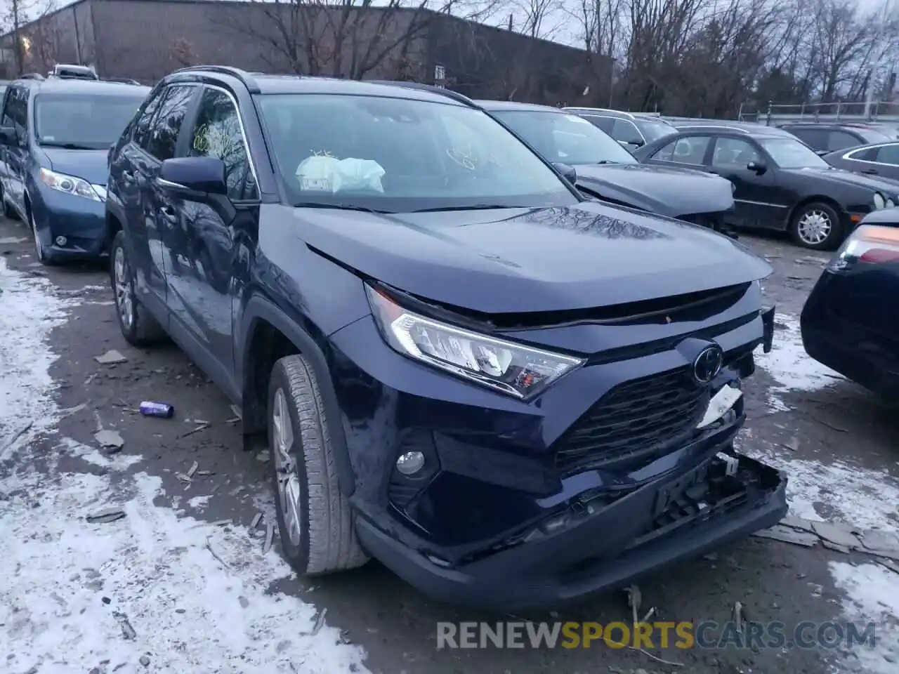 1 Photograph of a damaged car 2T3A1RFV2KC036734 TOYOTA RAV4 2019