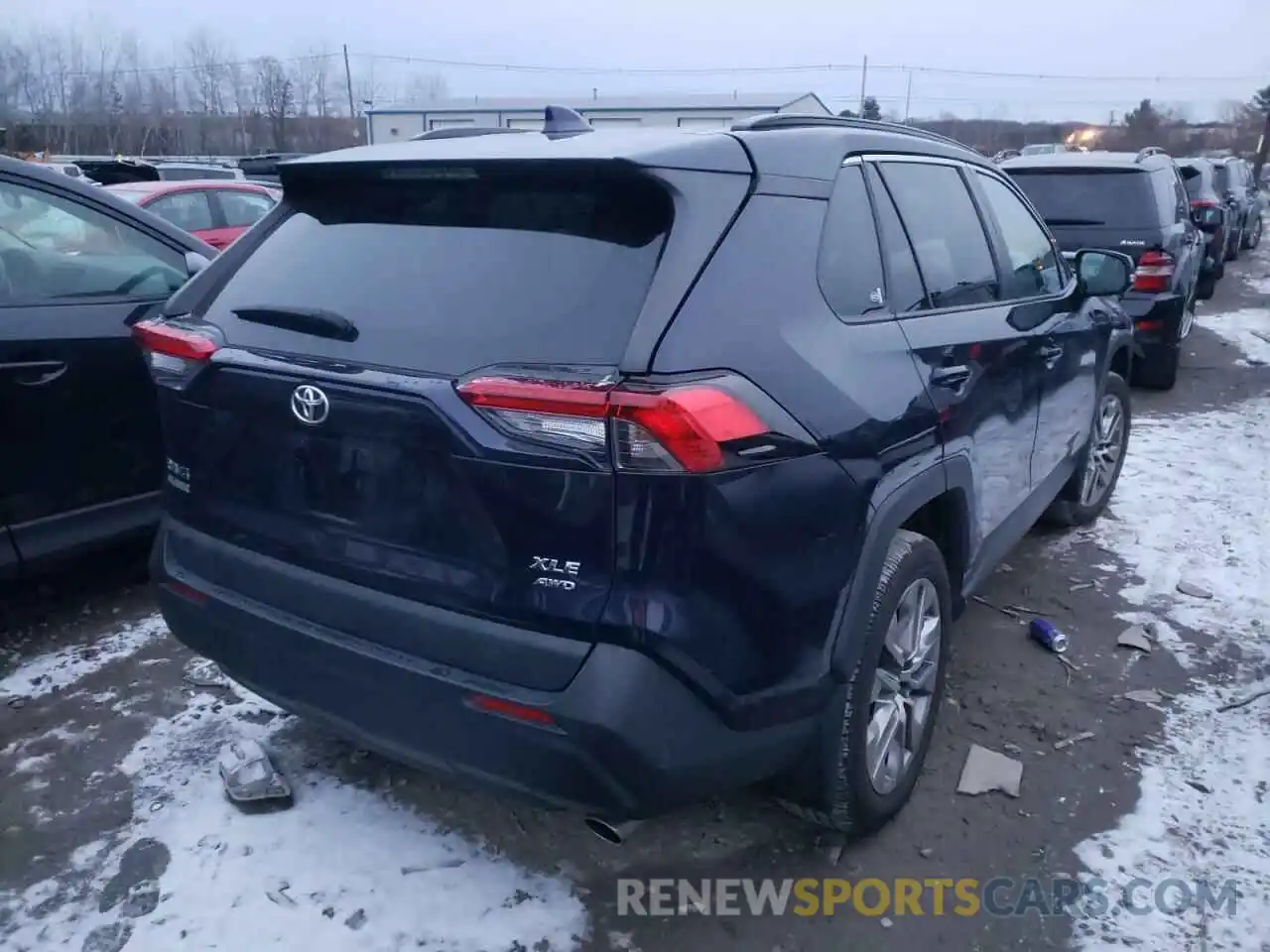 4 Photograph of a damaged car 2T3A1RFV2KC036734 TOYOTA RAV4 2019