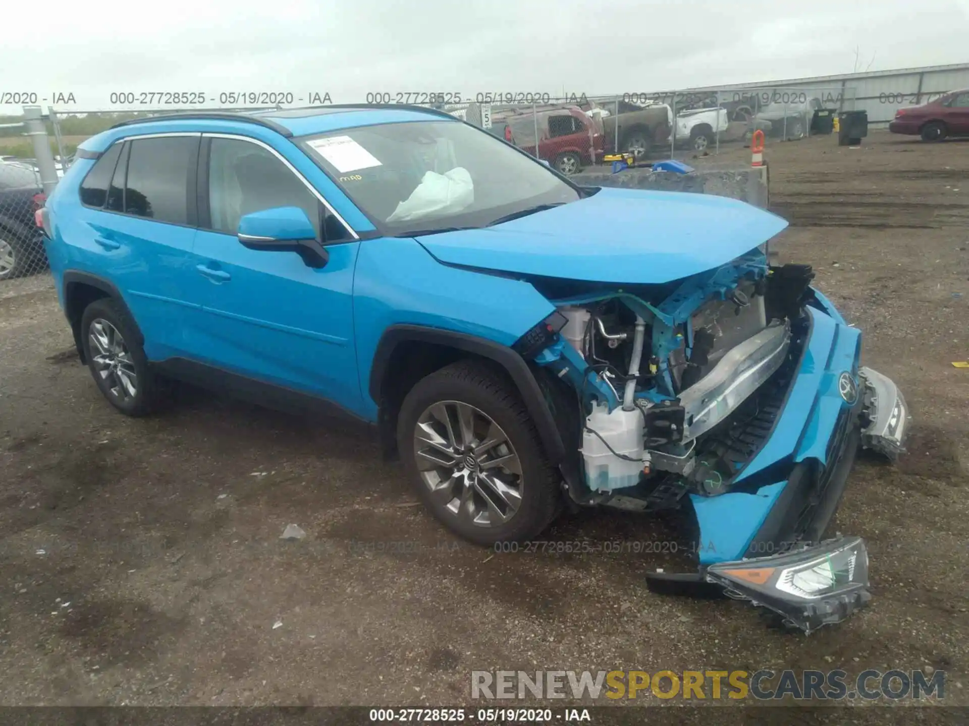 1 Photograph of a damaged car 2T3A1RFV2KC047605 TOYOTA RAV4 2019