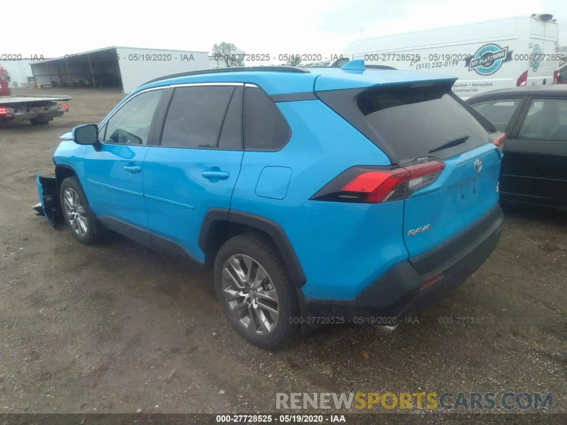 3 Фотография поврежденного автомобиля 2T3A1RFV2KC047605 TOYOTA RAV4 2019