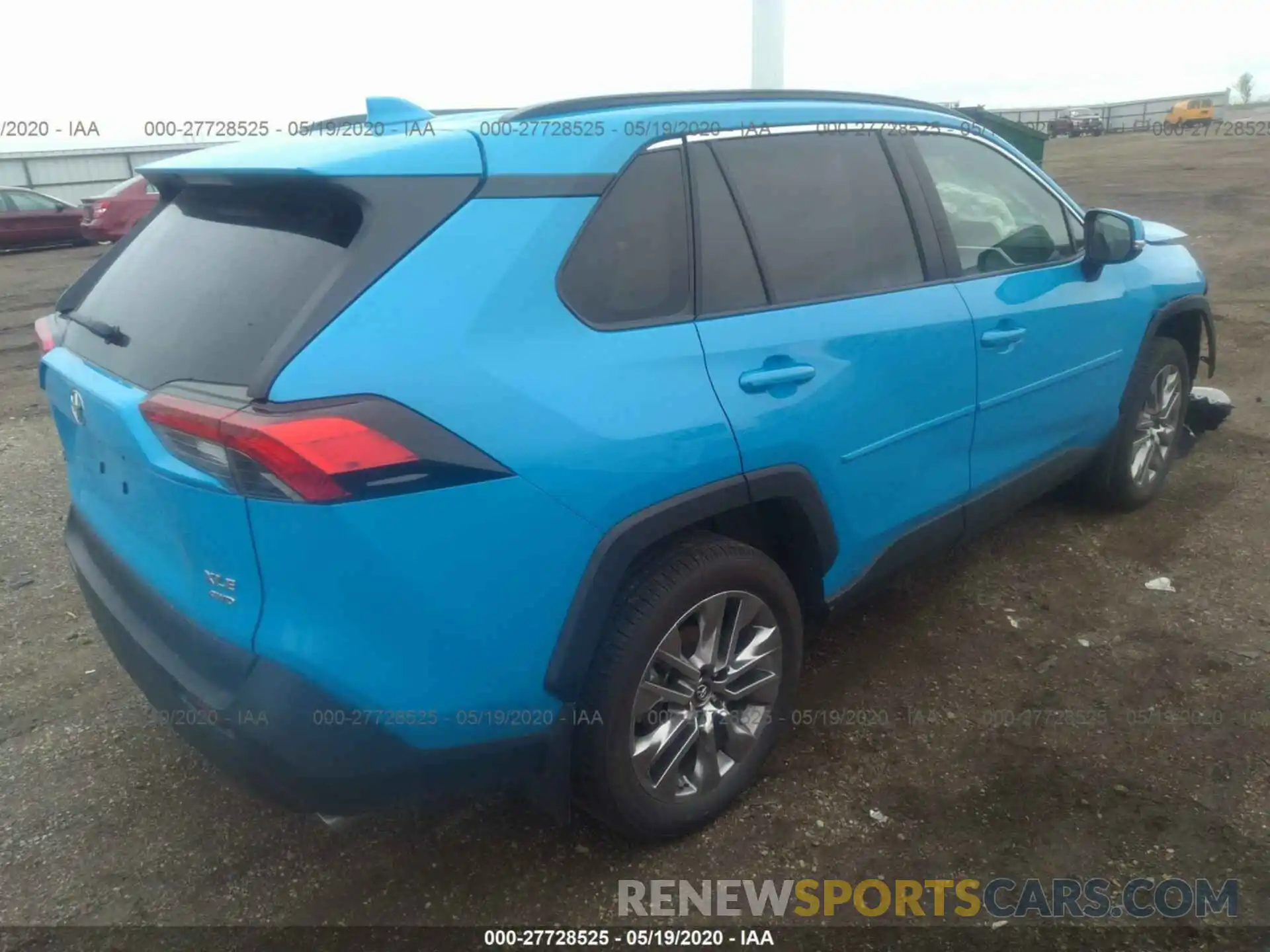 4 Photograph of a damaged car 2T3A1RFV2KC047605 TOYOTA RAV4 2019