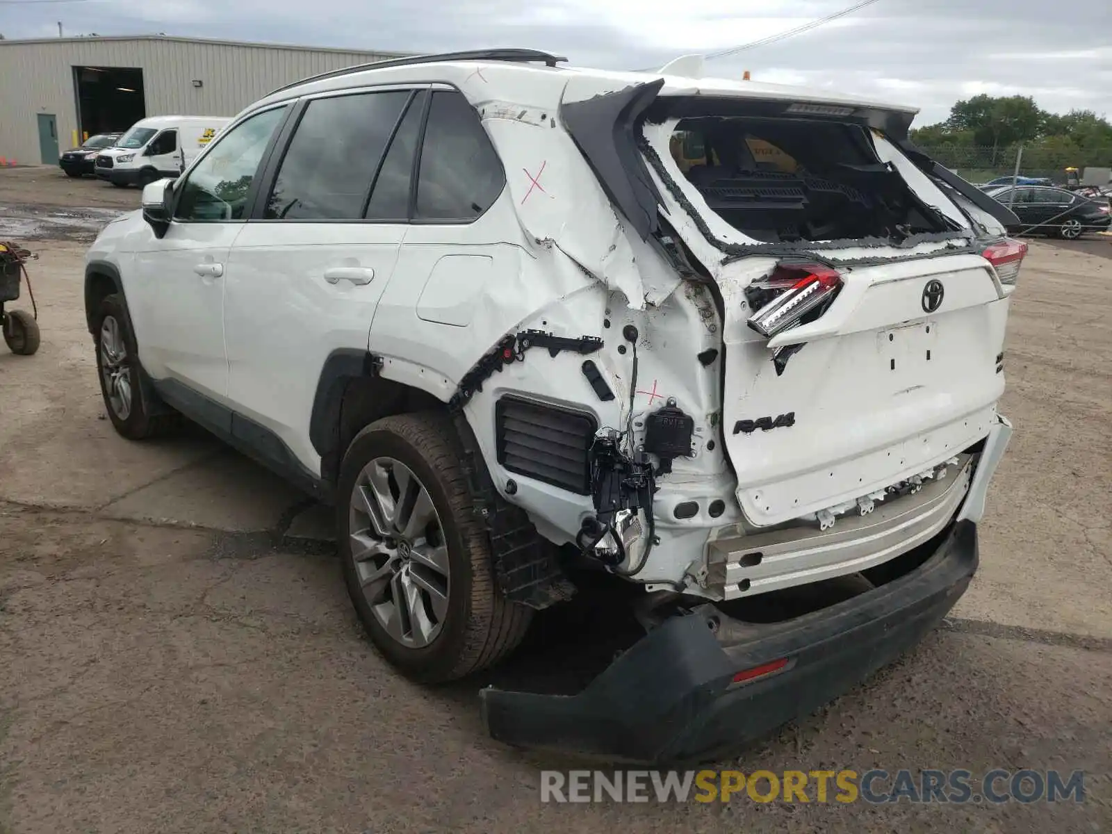 3 Photograph of a damaged car 2T3A1RFV2KC048821 TOYOTA RAV4 2019