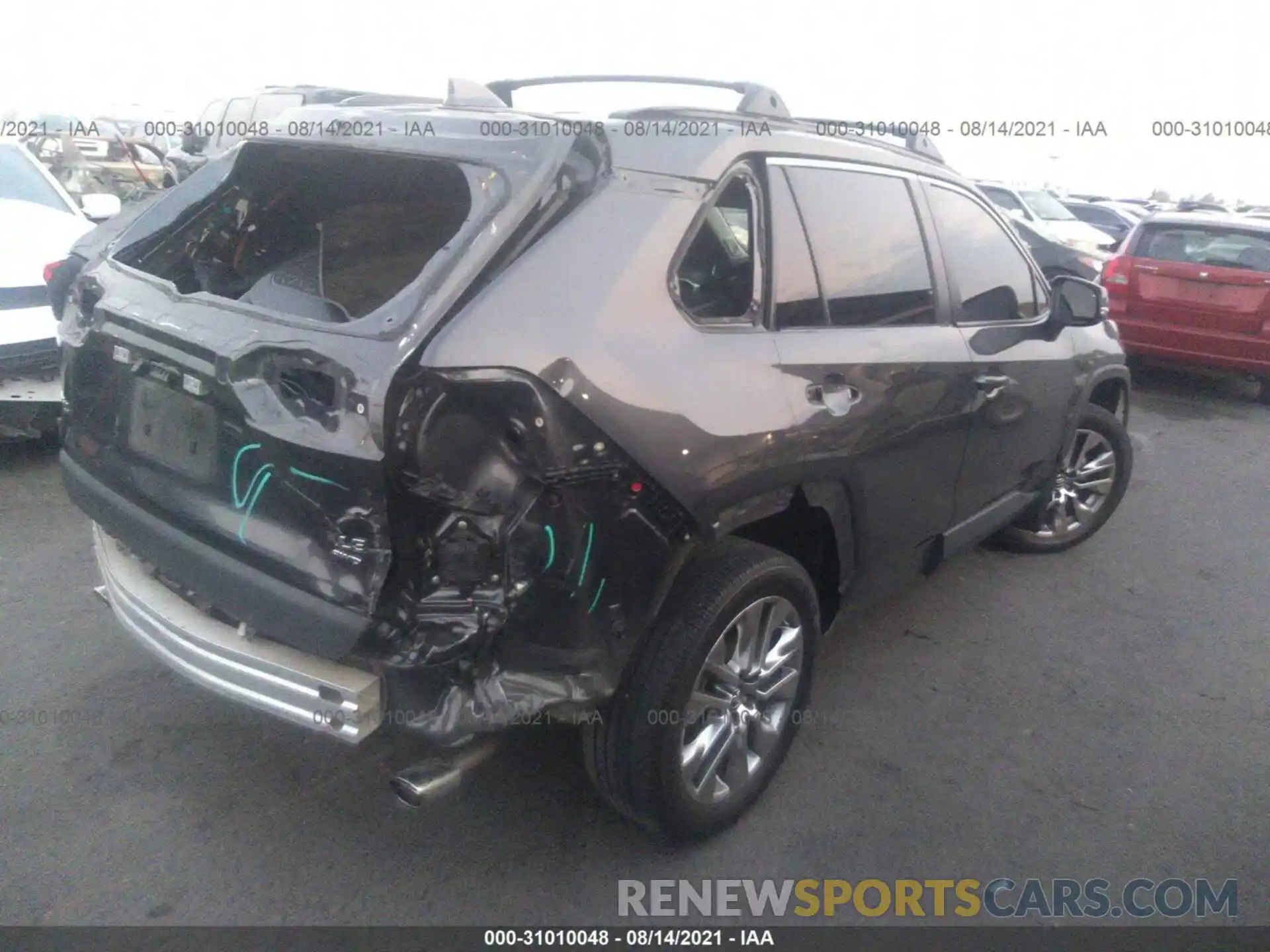 4 Photograph of a damaged car 2T3A1RFV2KW046081 TOYOTA RAV4 2019