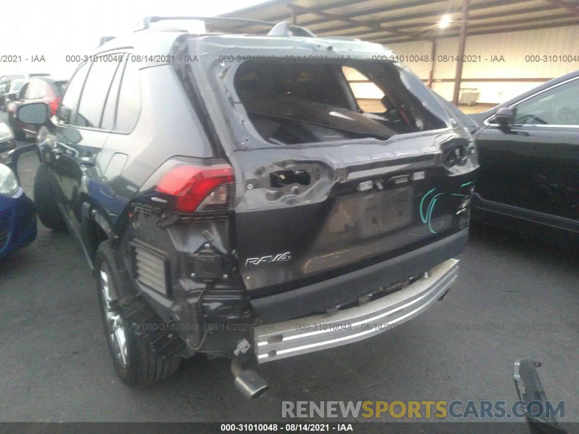 6 Photograph of a damaged car 2T3A1RFV2KW046081 TOYOTA RAV4 2019