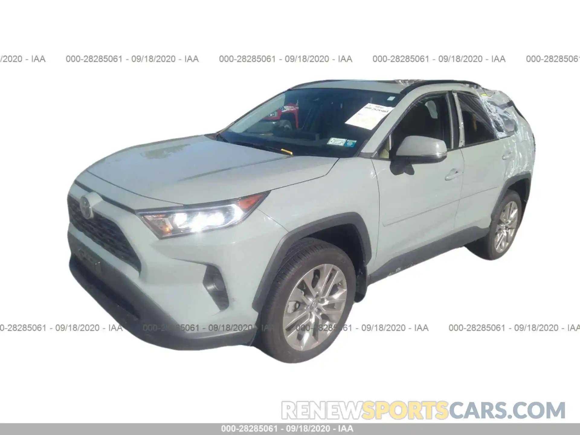 2 Фотография поврежденного автомобиля 2T3A1RFV2KW046873 TOYOTA RAV4 2019