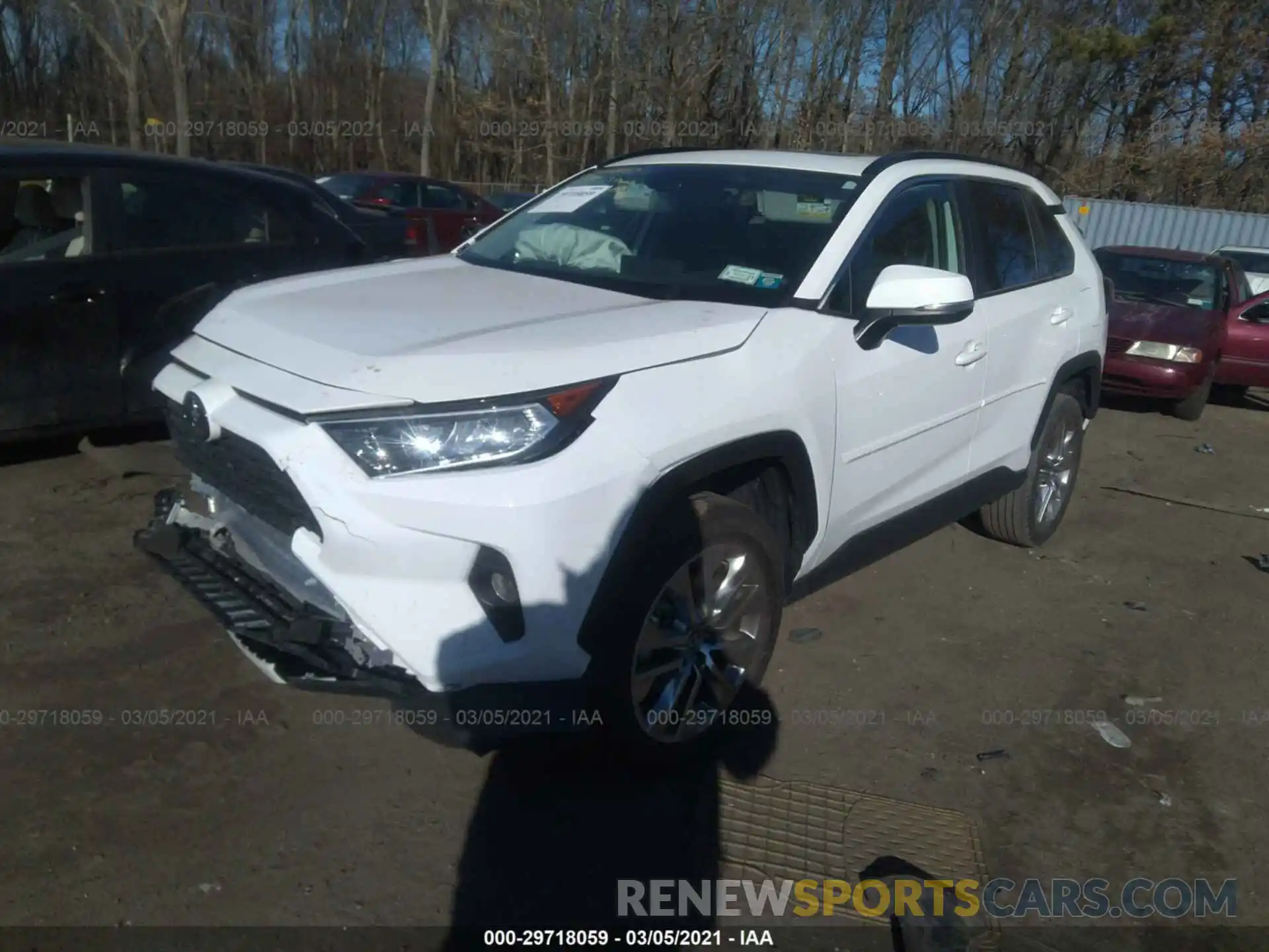 2 Фотография поврежденного автомобиля 2T3A1RFV2KW048445 TOYOTA RAV4 2019