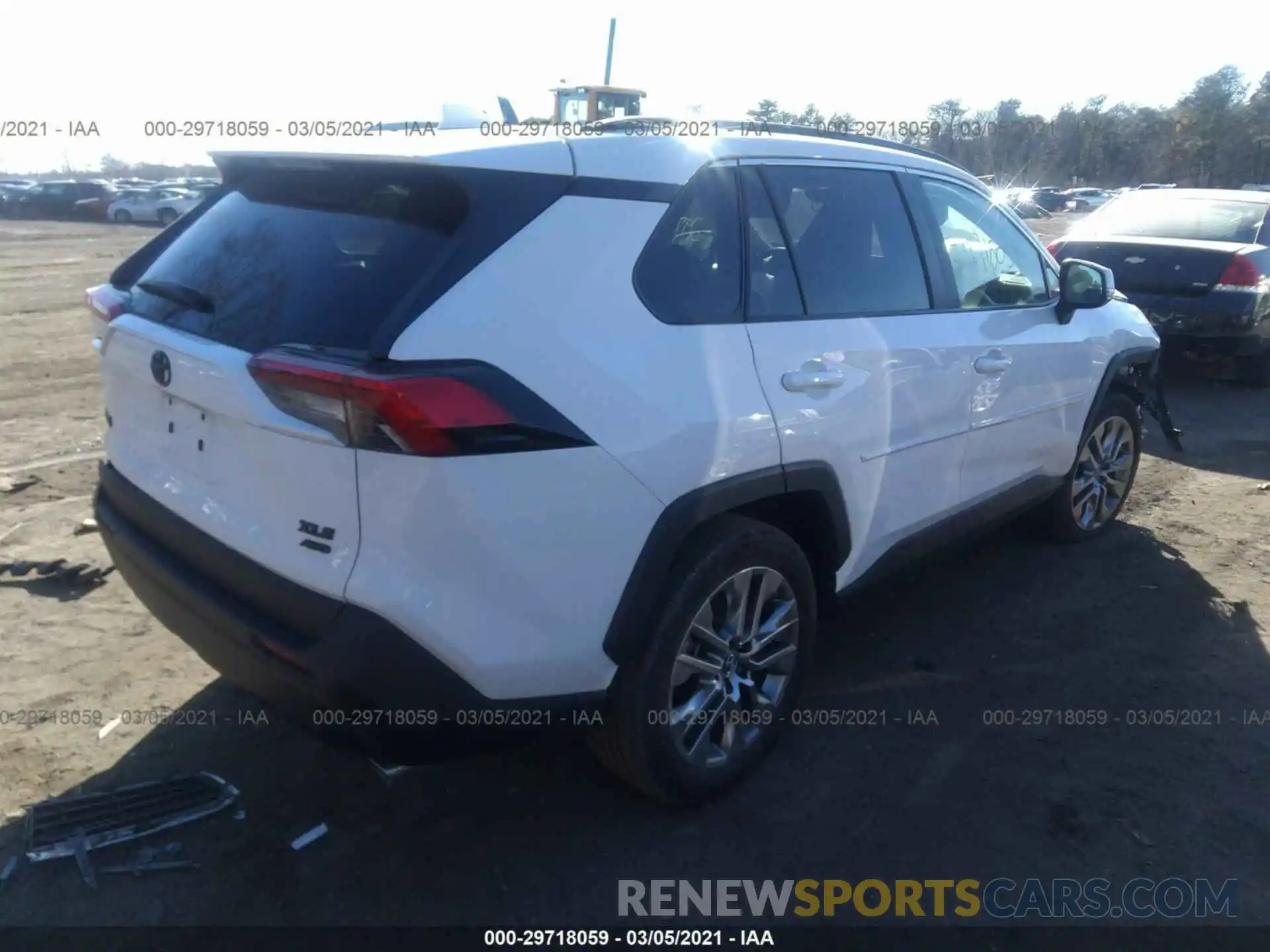 4 Фотография поврежденного автомобиля 2T3A1RFV2KW048445 TOYOTA RAV4 2019