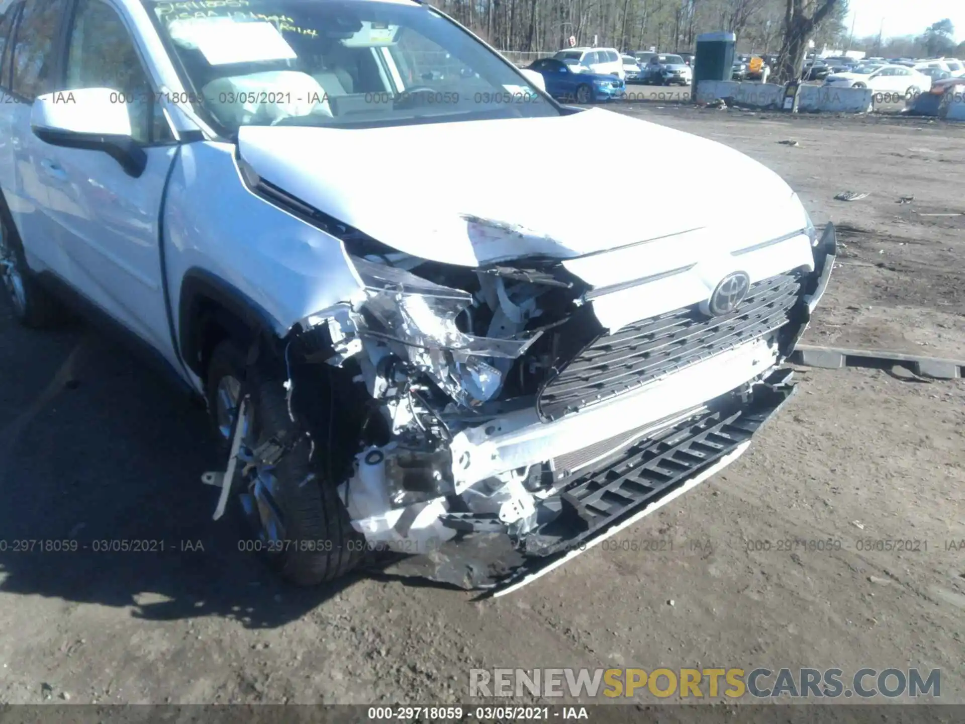 6 Photograph of a damaged car 2T3A1RFV2KW048445 TOYOTA RAV4 2019