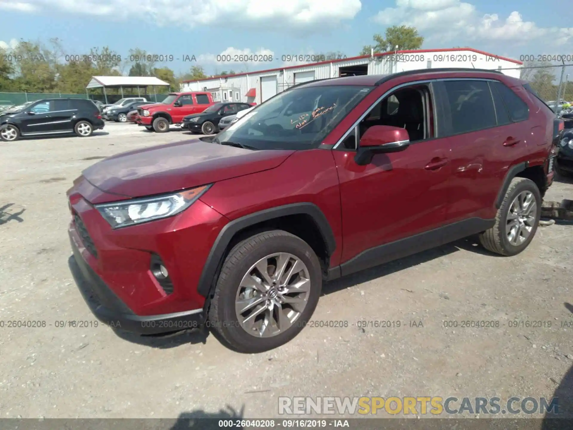 2 Photograph of a damaged car 2T3A1RFV2KW051328 TOYOTA RAV4 2019