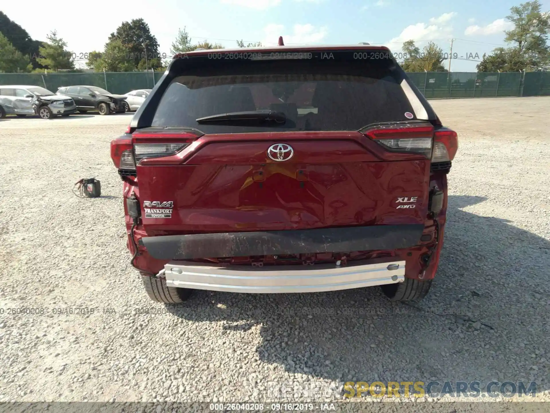 6 Photograph of a damaged car 2T3A1RFV2KW051328 TOYOTA RAV4 2019