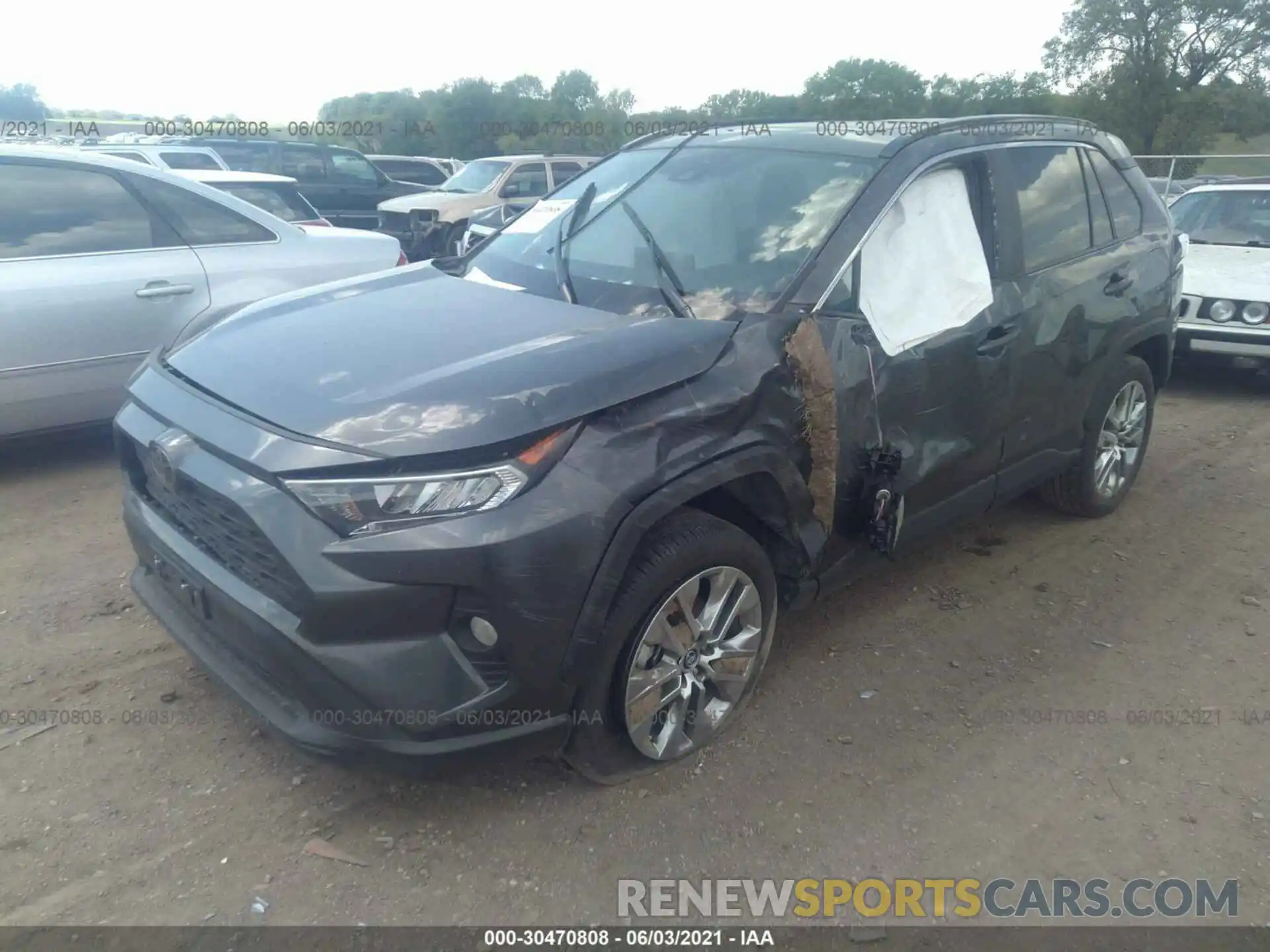 2 Фотография поврежденного автомобиля 2T3A1RFV2KW054679 TOYOTA RAV4 2019