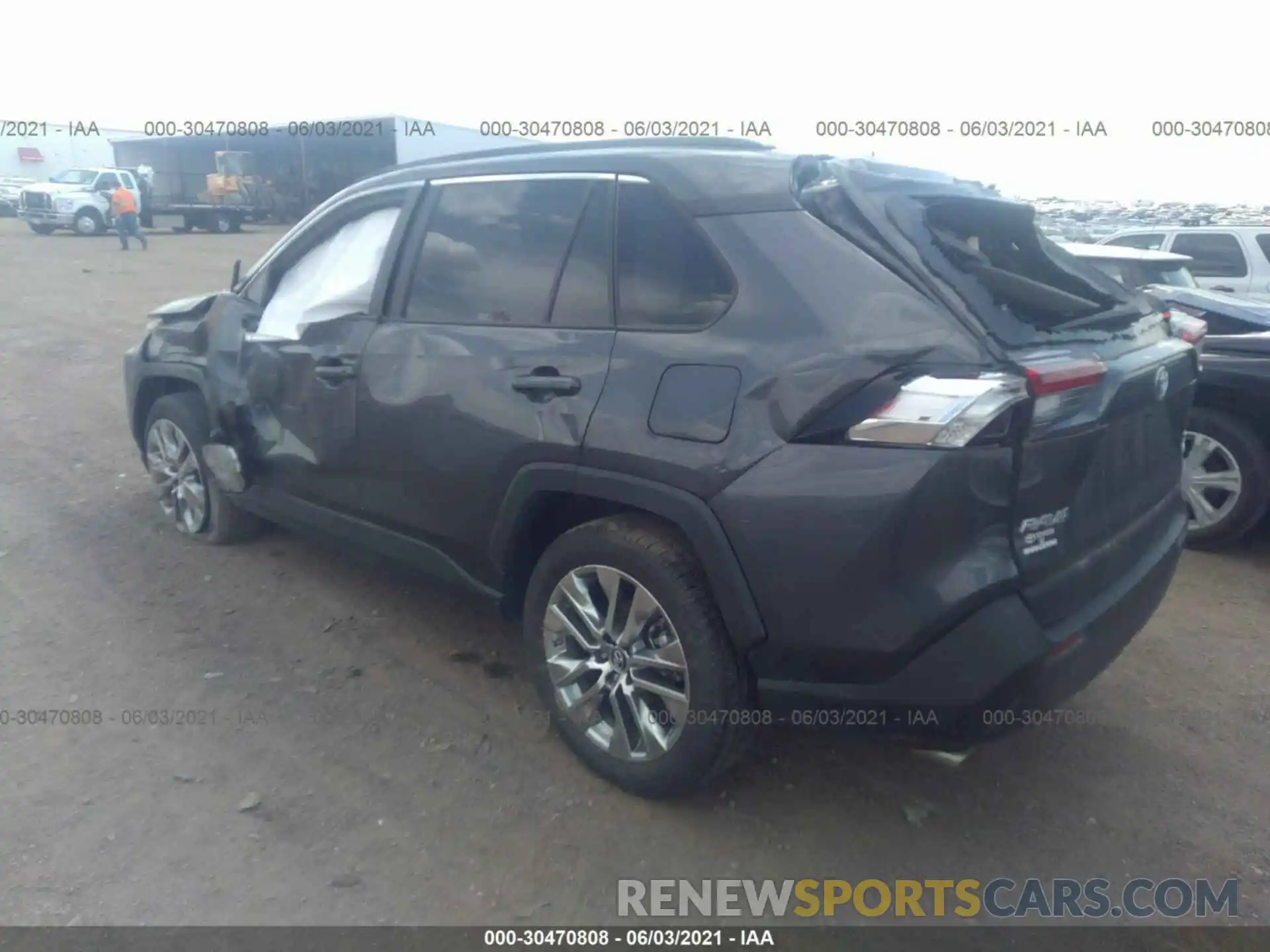 3 Фотография поврежденного автомобиля 2T3A1RFV2KW054679 TOYOTA RAV4 2019