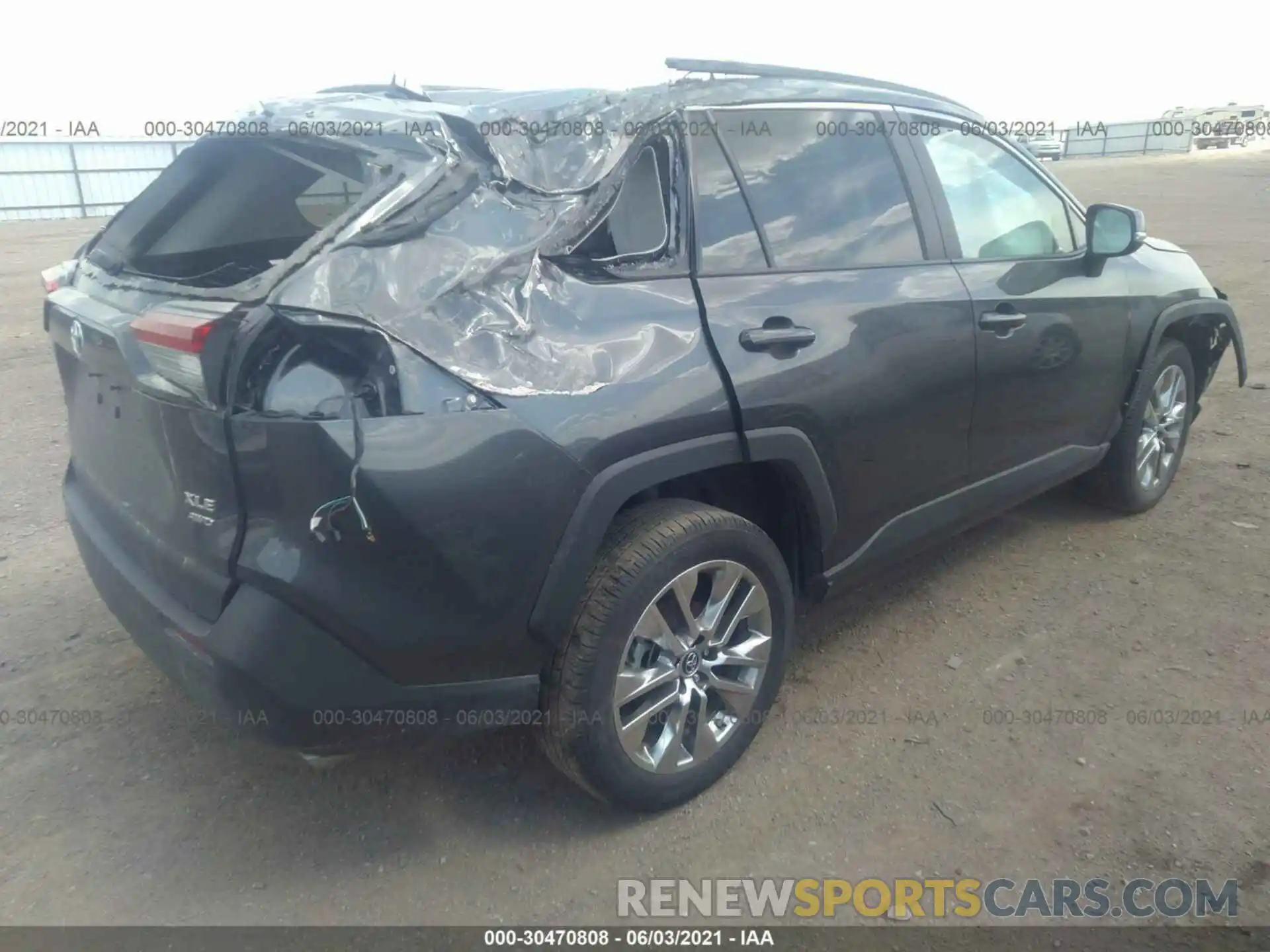 4 Фотография поврежденного автомобиля 2T3A1RFV2KW054679 TOYOTA RAV4 2019