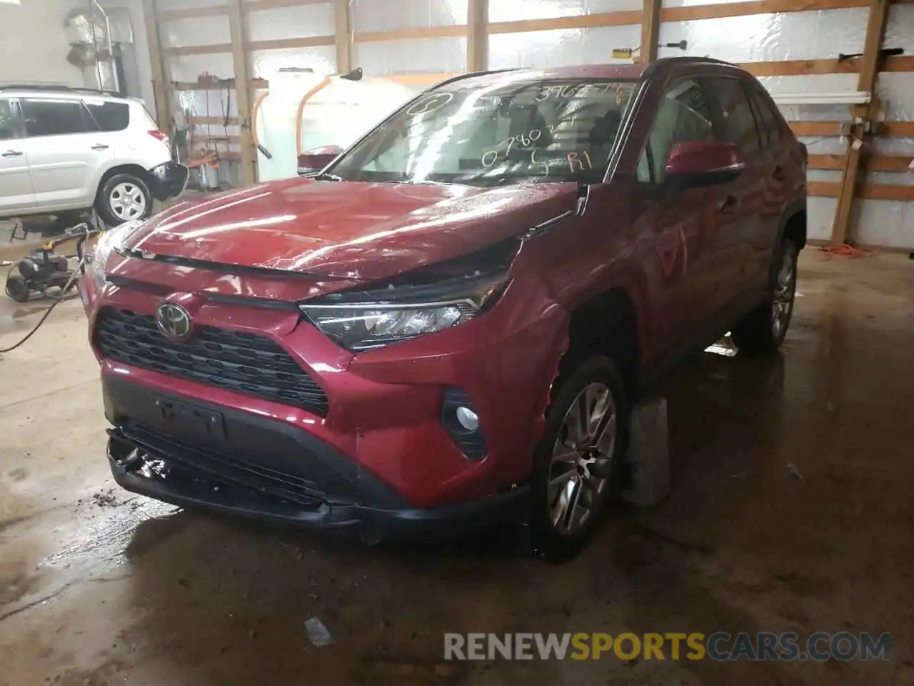 2 Фотография поврежденного автомобиля 2T3A1RFV2KW078027 TOYOTA RAV4 2019