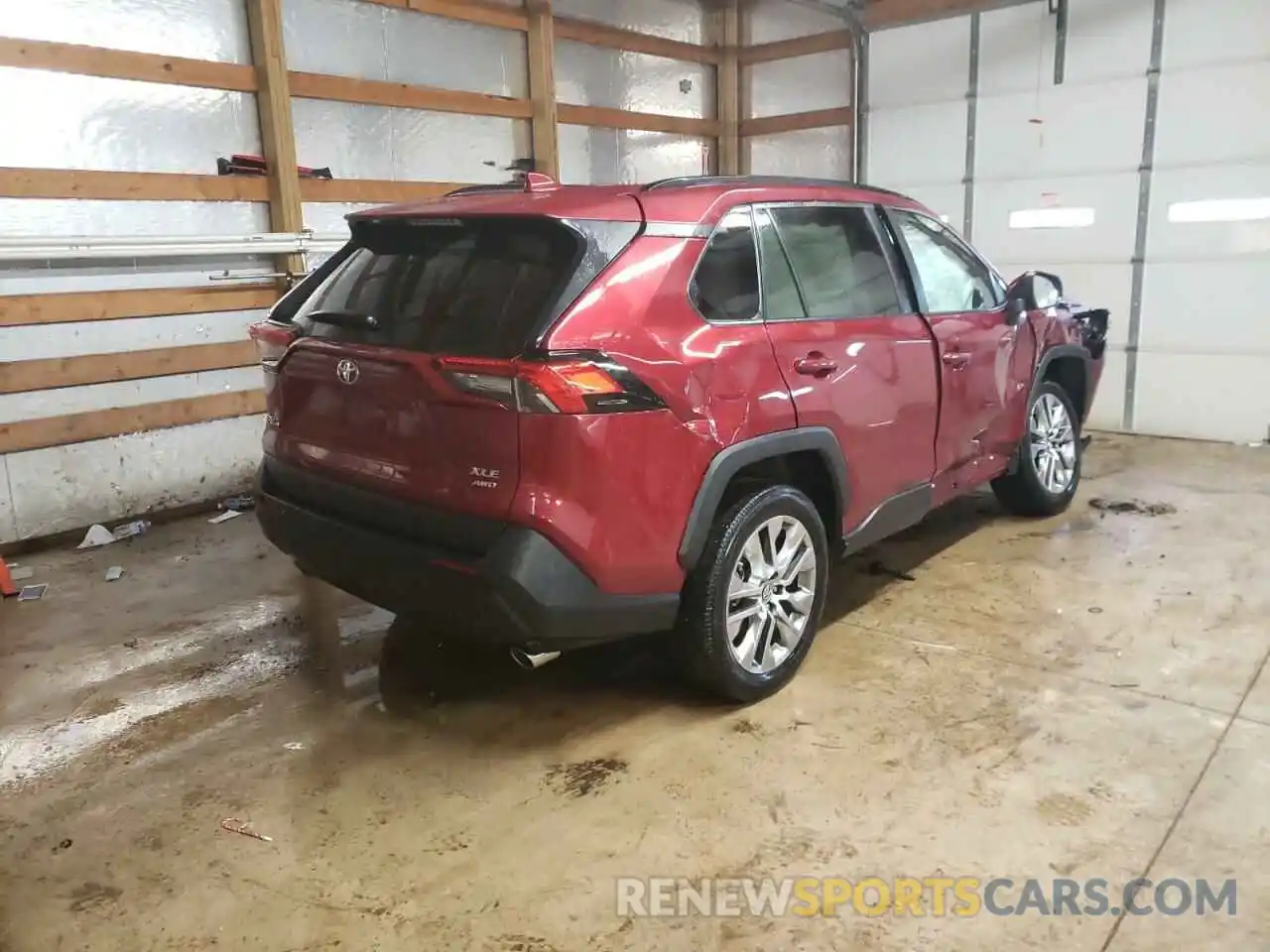 4 Photograph of a damaged car 2T3A1RFV2KW078027 TOYOTA RAV4 2019