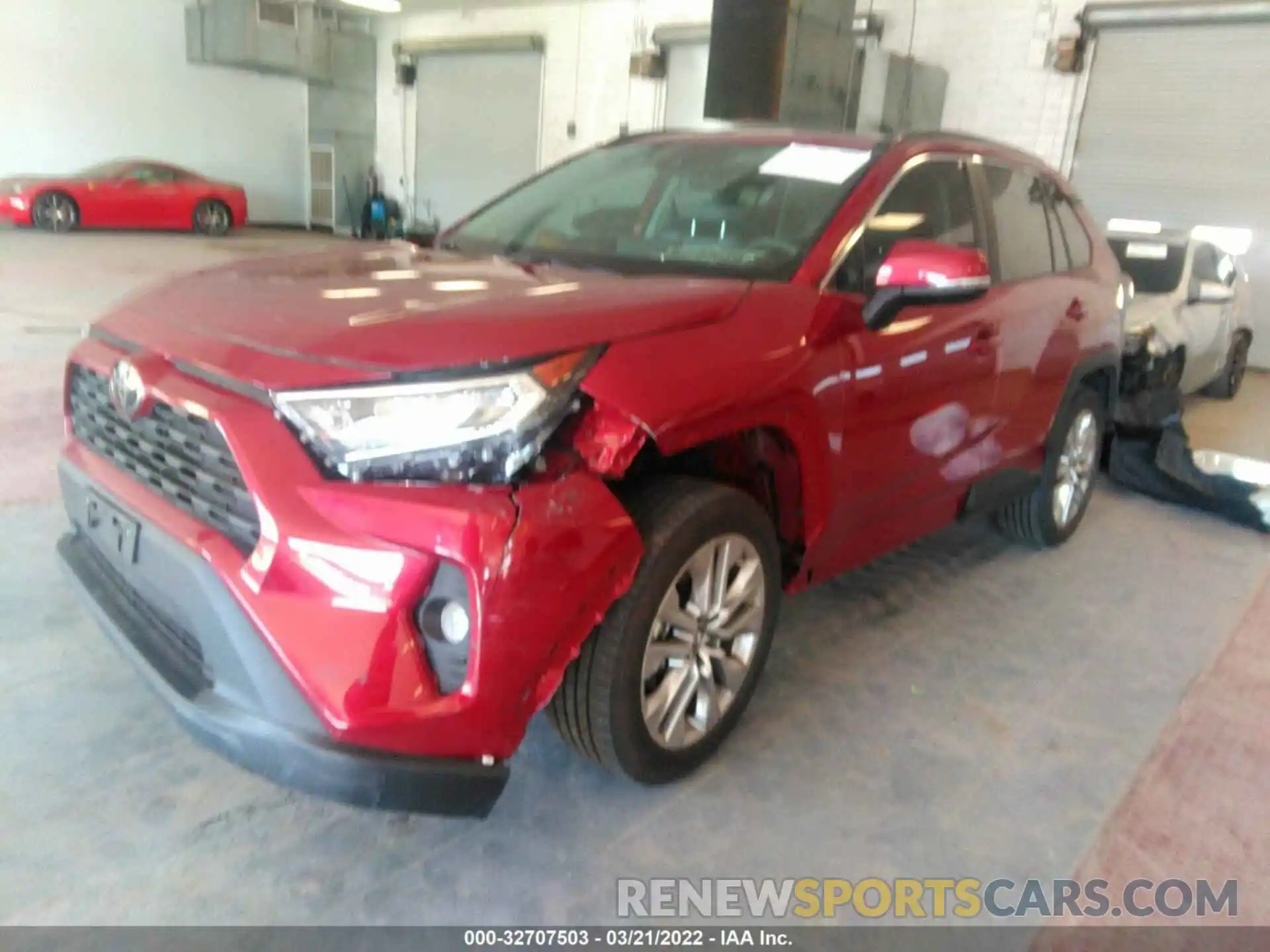 2 Photograph of a damaged car 2T3A1RFV3KC009851 TOYOTA RAV4 2019