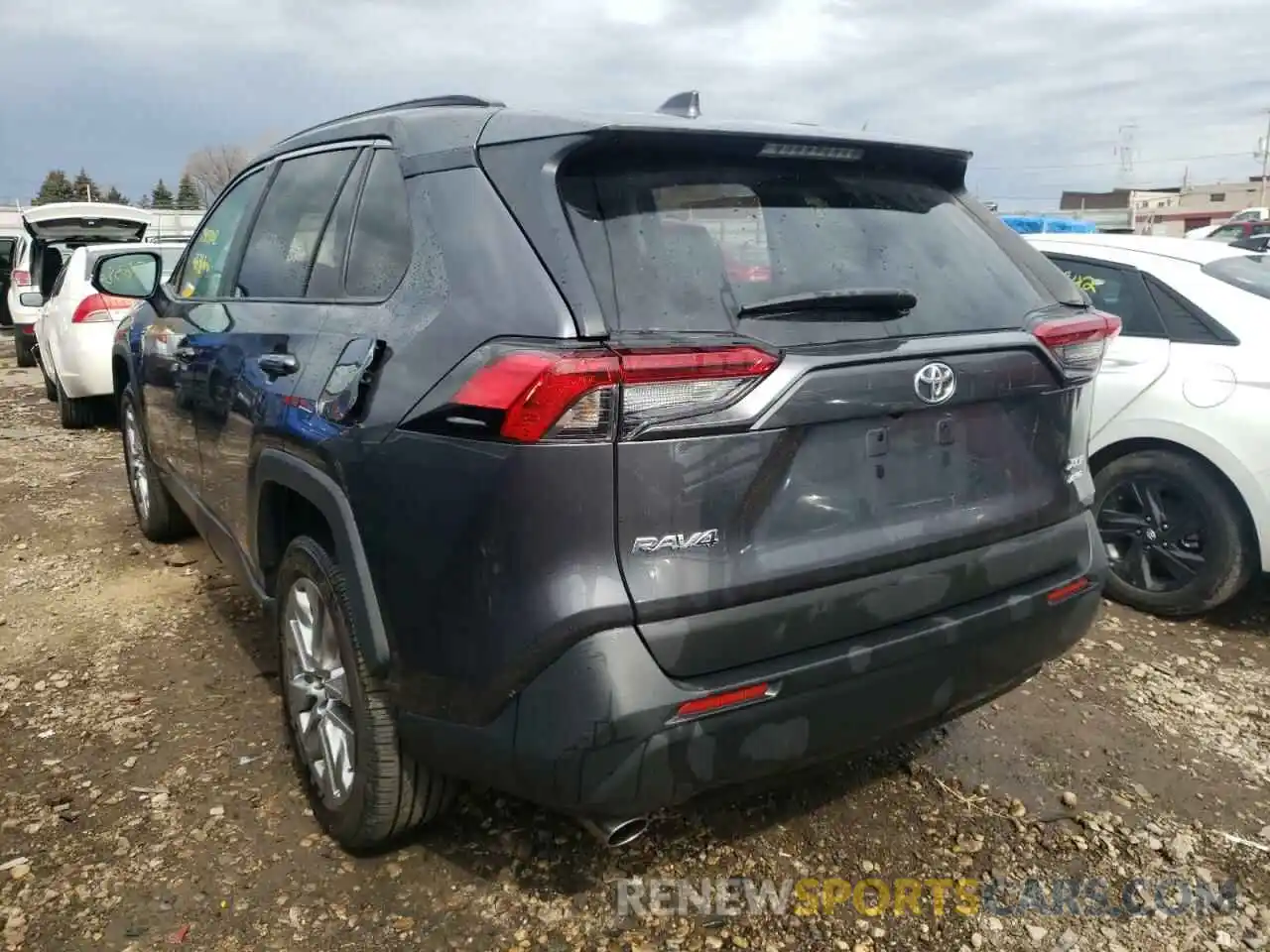 3 Фотография поврежденного автомобиля 2T3A1RFV3KC019263 TOYOTA RAV4 2019