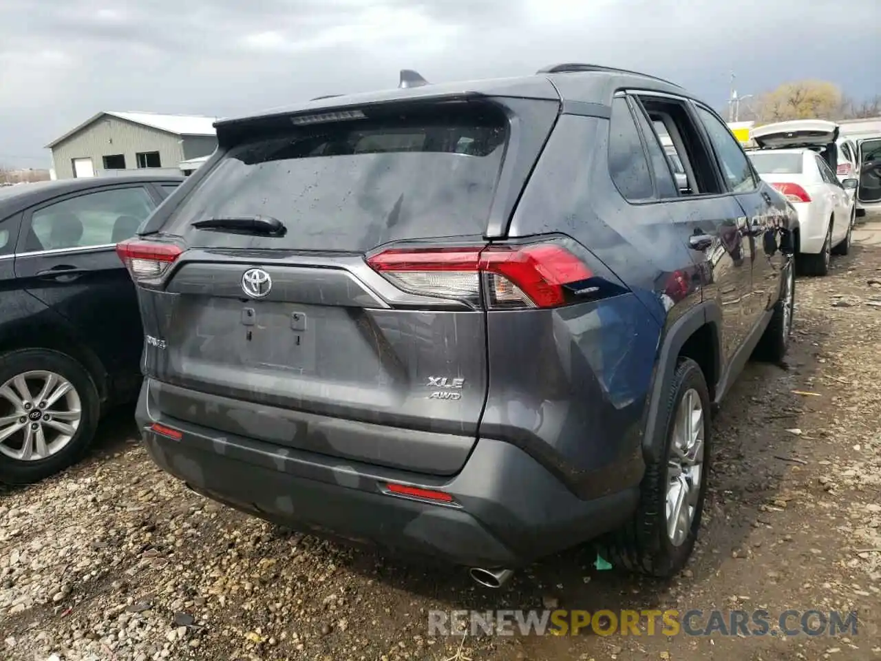 4 Фотография поврежденного автомобиля 2T3A1RFV3KC019263 TOYOTA RAV4 2019