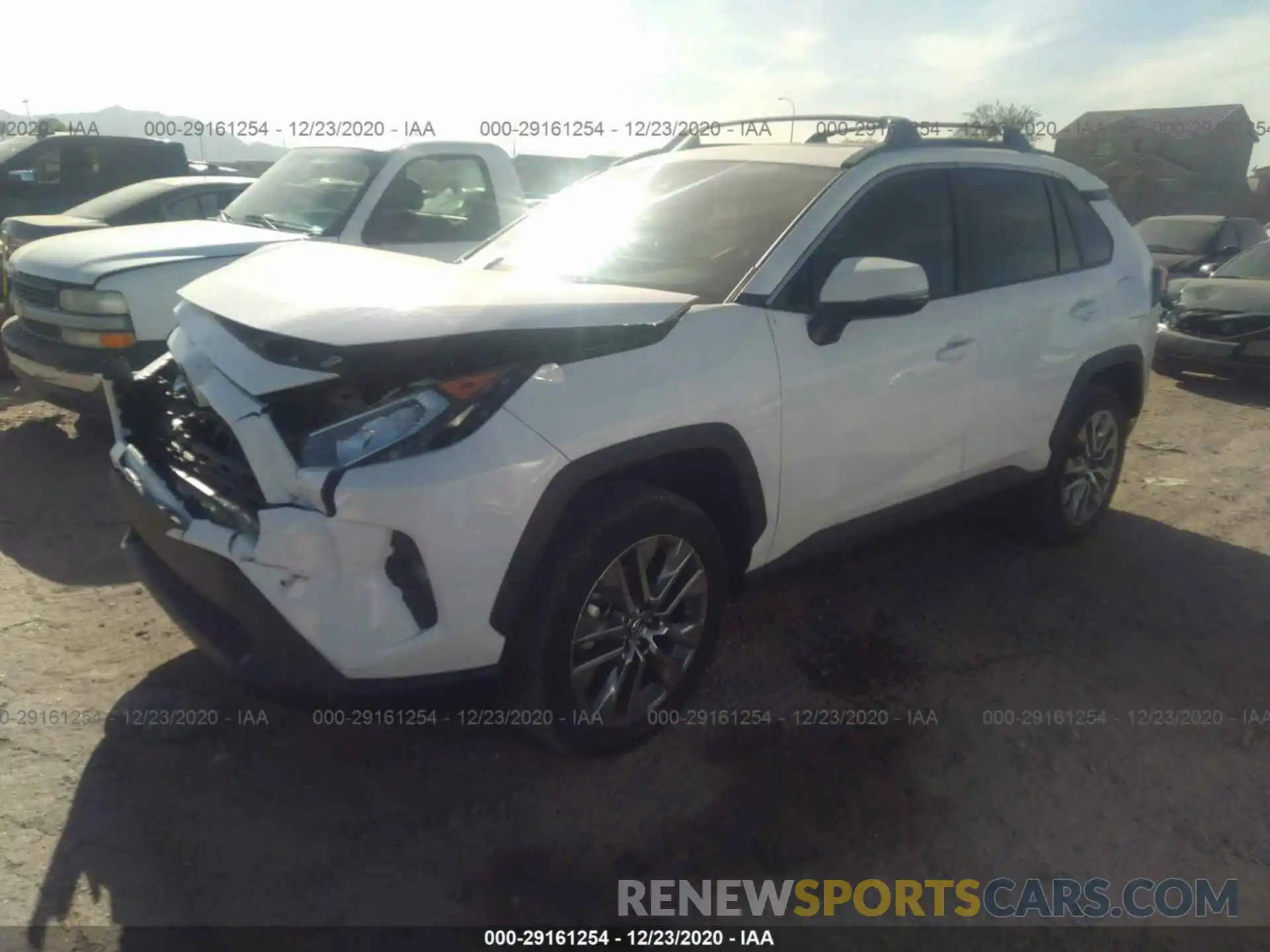 2 Фотография поврежденного автомобиля 2T3A1RFV3KC035981 TOYOTA RAV4 2019