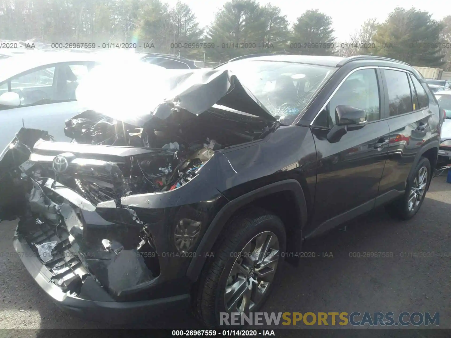 2 Photograph of a damaged car 2T3A1RFV3KC038587 TOYOTA RAV4 2019