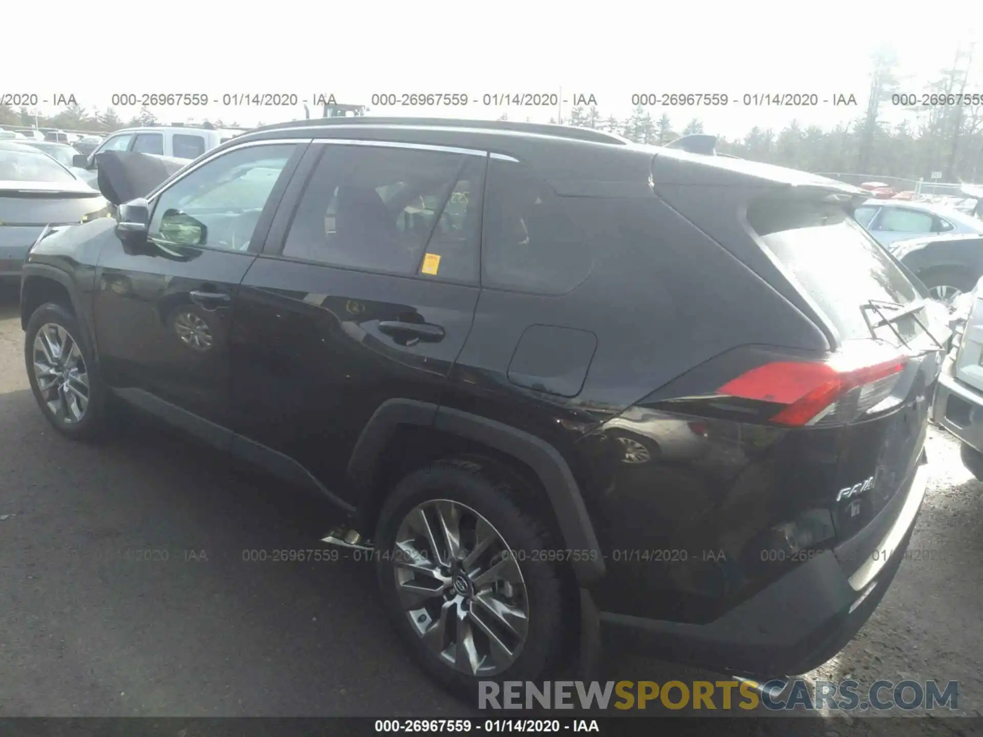 3 Фотография поврежденного автомобиля 2T3A1RFV3KC038587 TOYOTA RAV4 2019