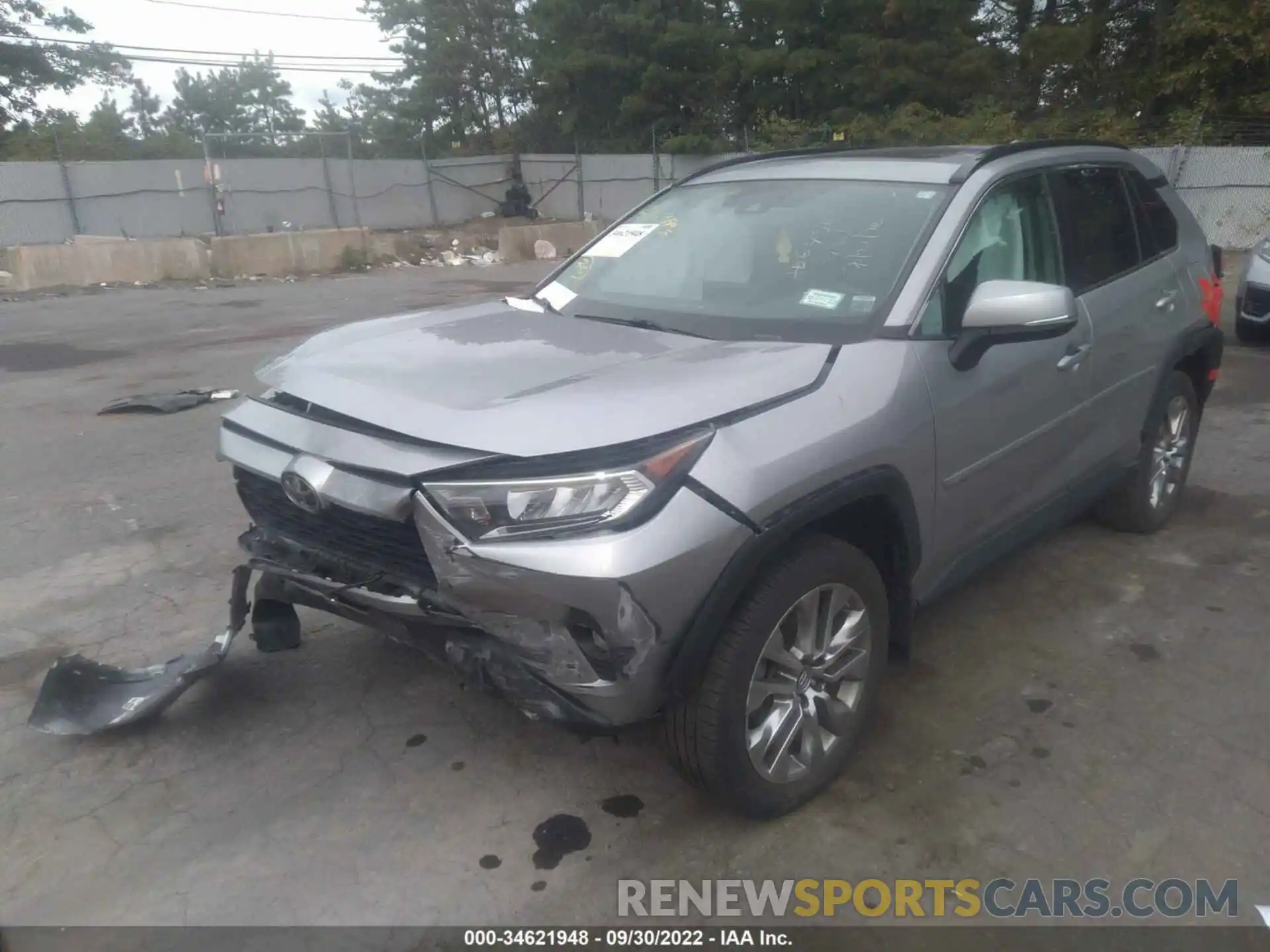 2 Photograph of a damaged car 2T3A1RFV3KC051467 TOYOTA RAV4 2019