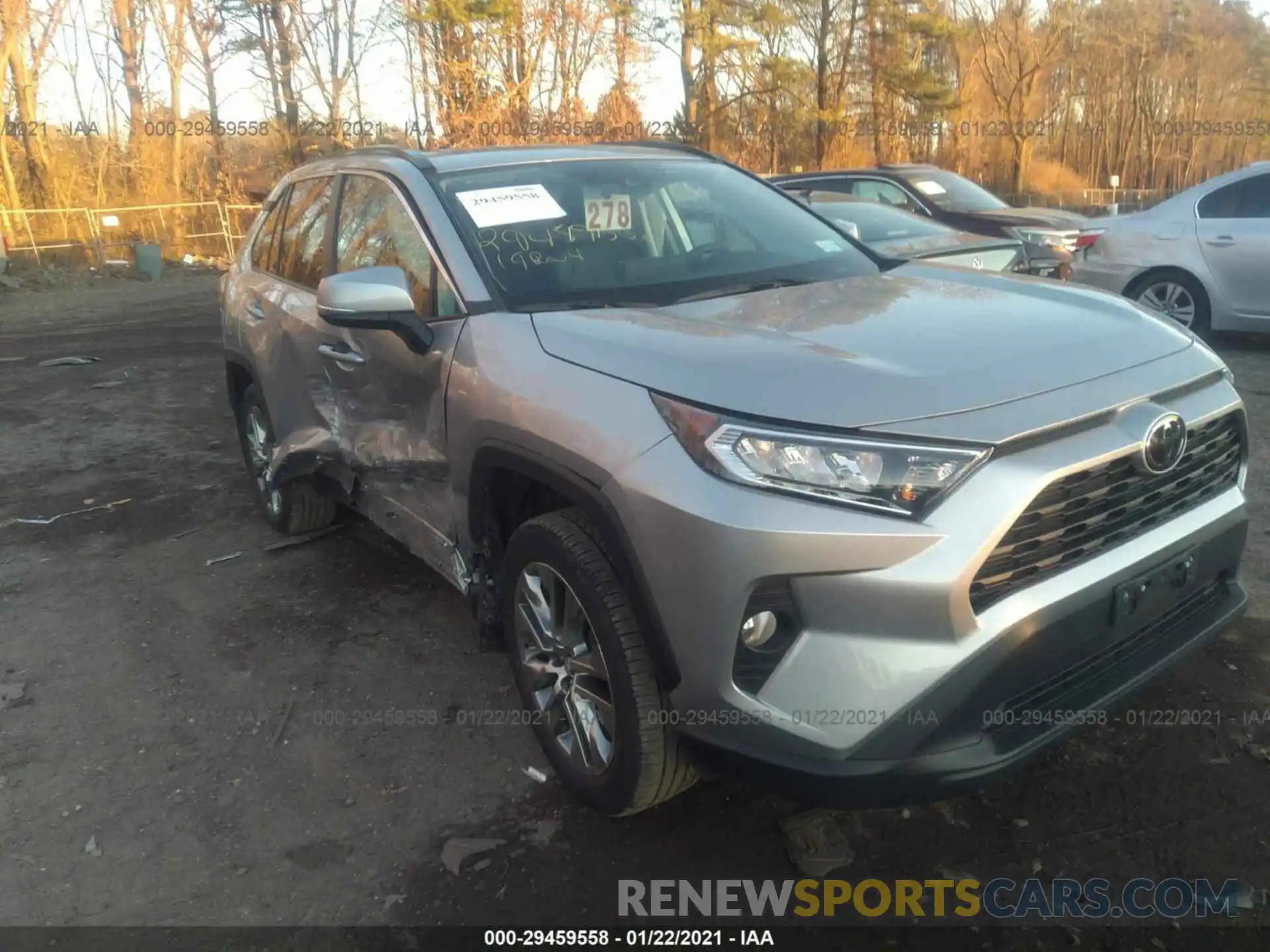 1 Photograph of a damaged car 2T3A1RFV3KC054630 TOYOTA RAV4 2019