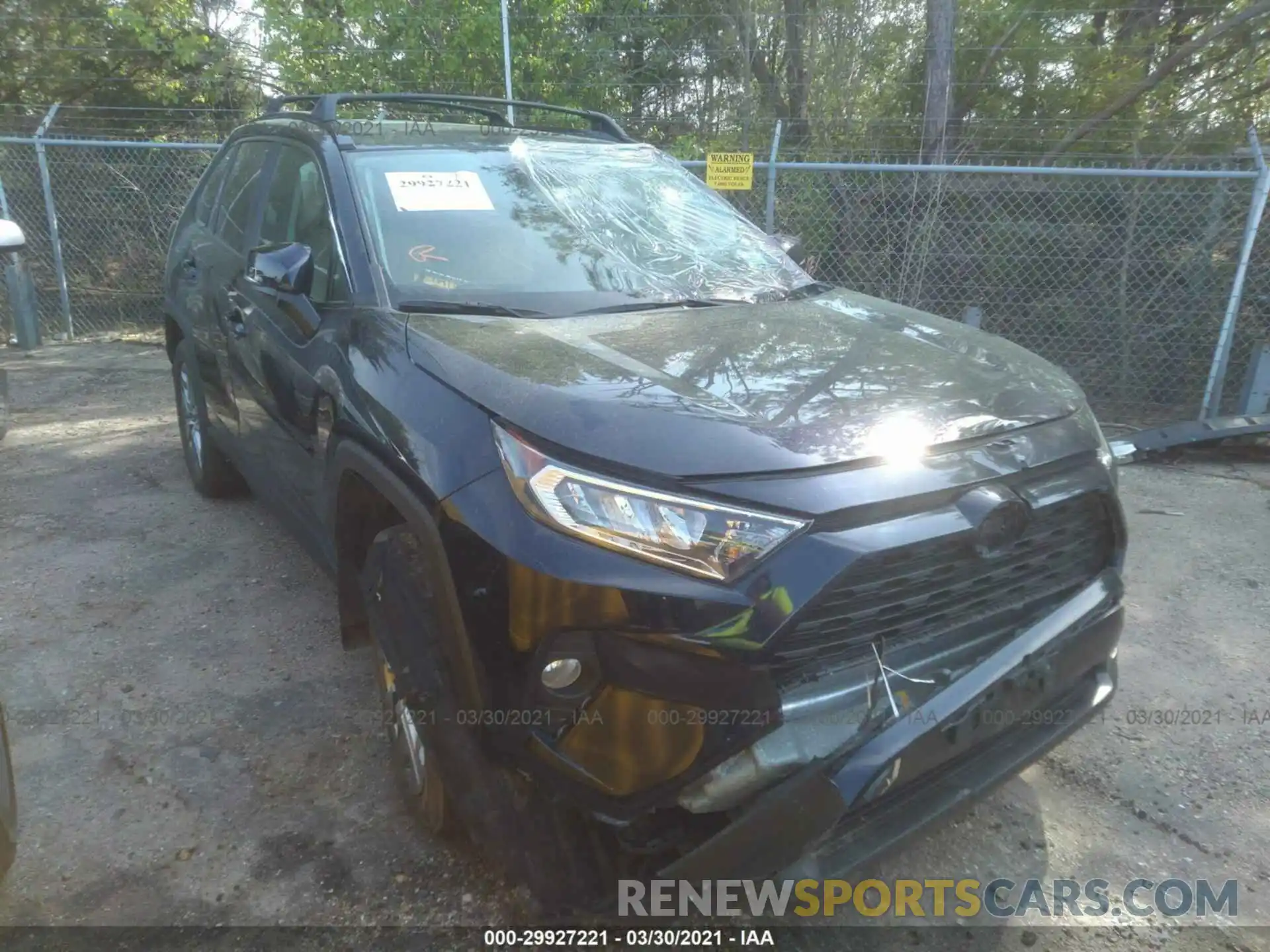 1 Photograph of a damaged car 2T3A1RFV3KC057933 TOYOTA RAV4 2019