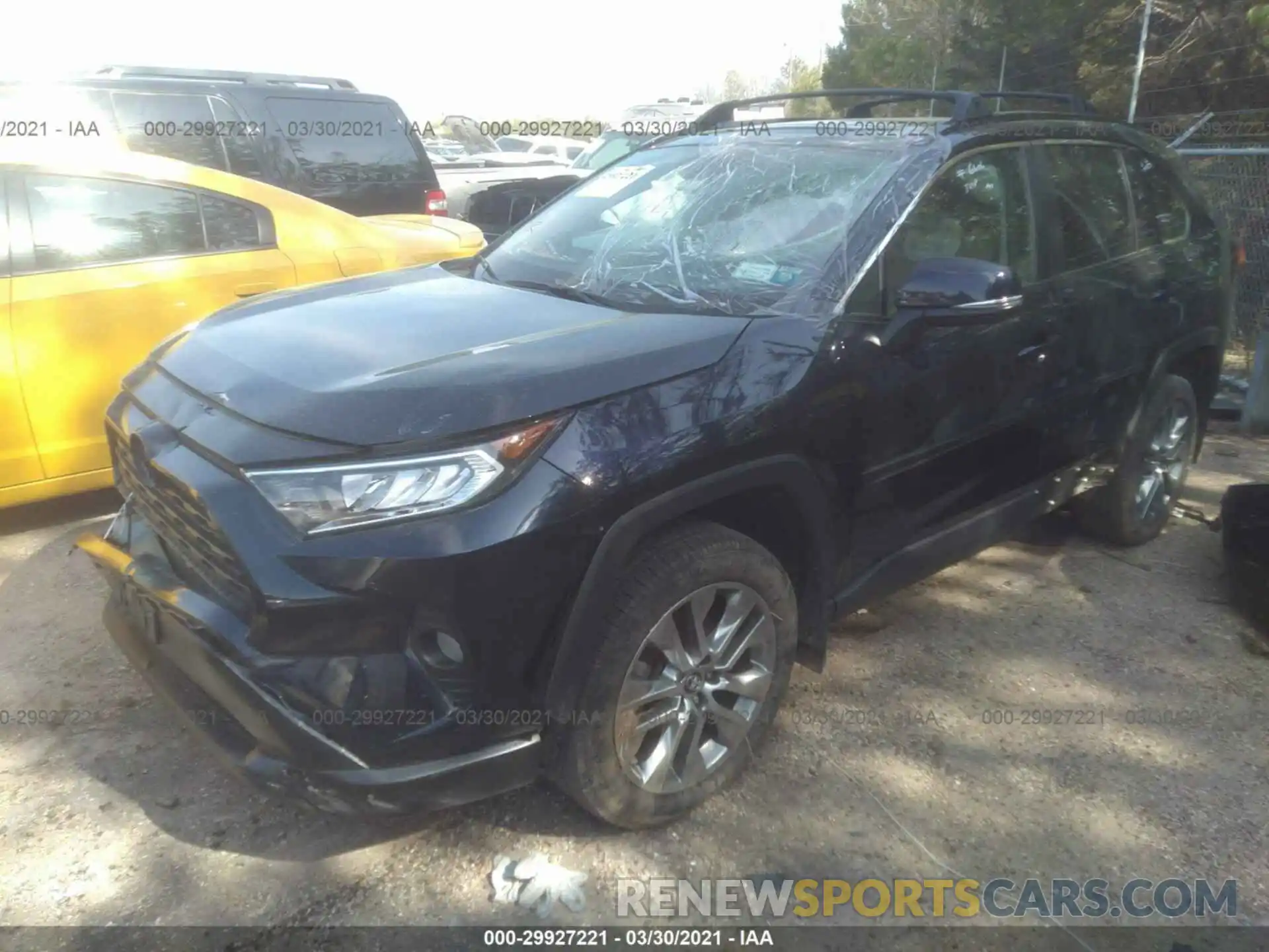 2 Photograph of a damaged car 2T3A1RFV3KC057933 TOYOTA RAV4 2019