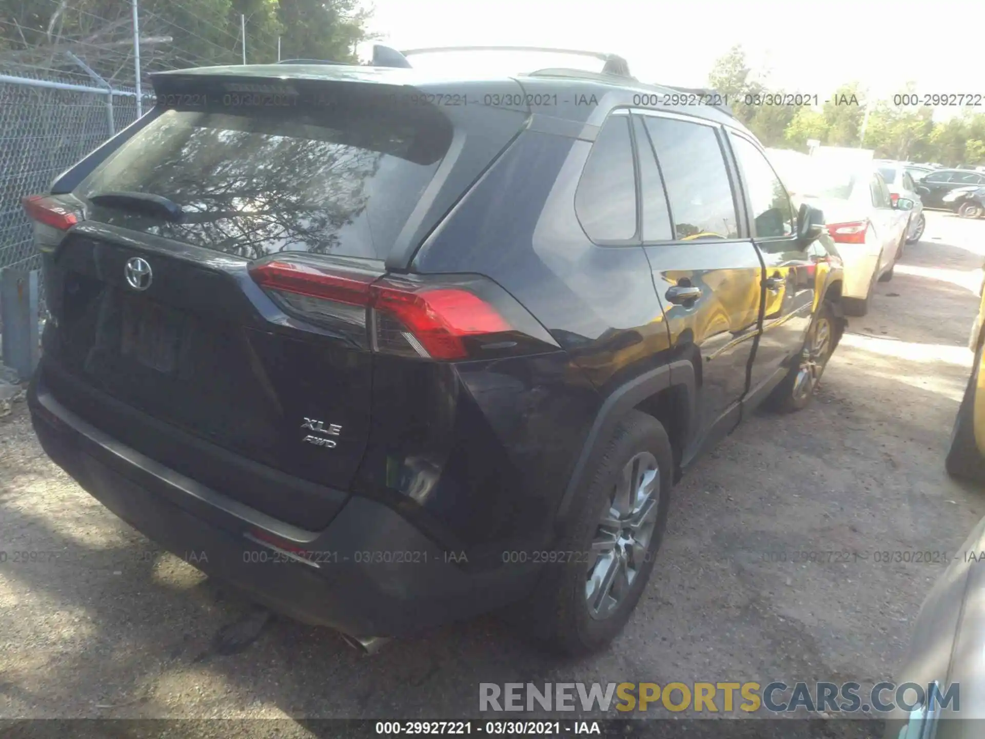 4 Photograph of a damaged car 2T3A1RFV3KC057933 TOYOTA RAV4 2019