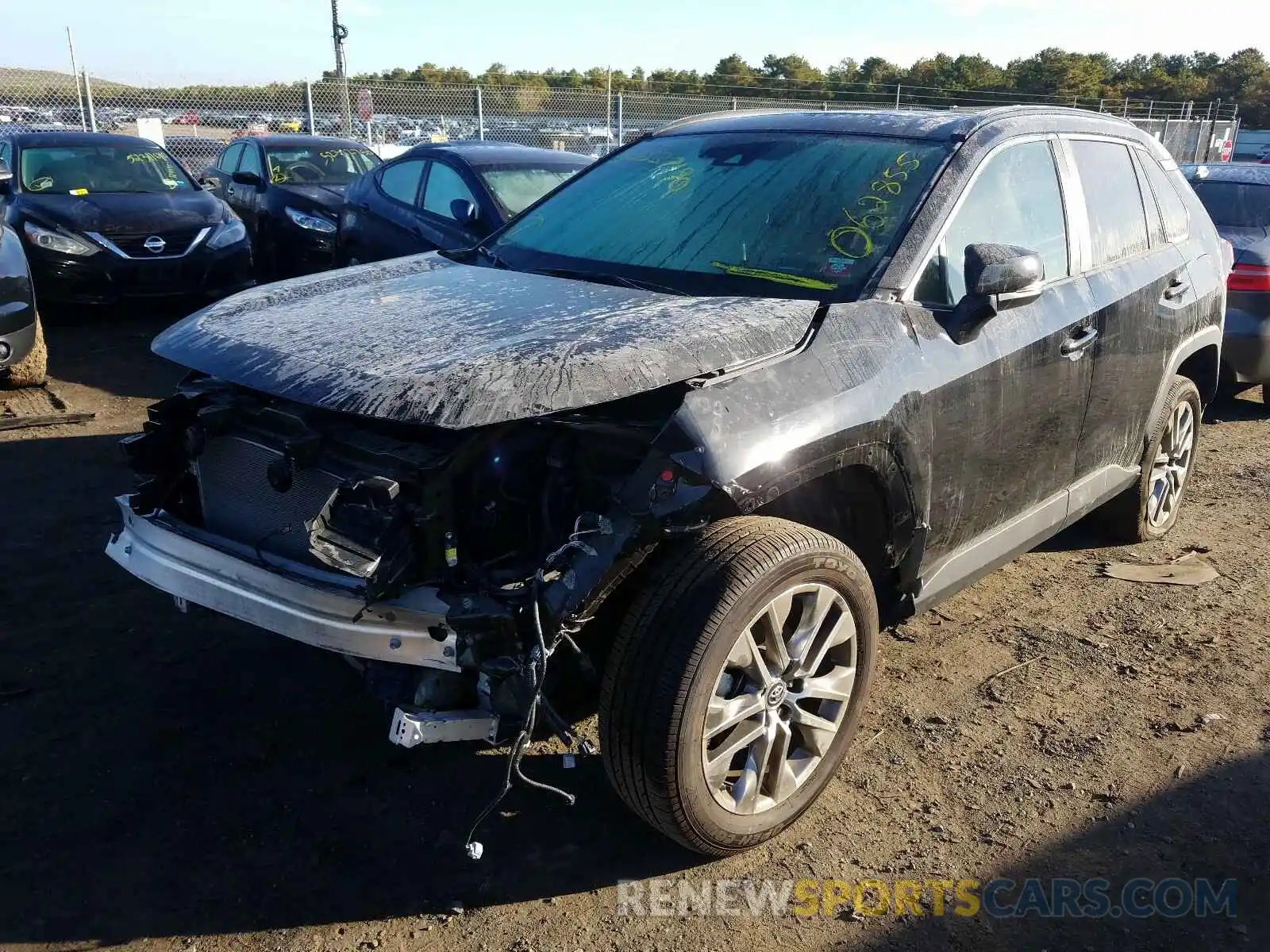 2 Photograph of a damaged car 2T3A1RFV3KW062855 TOYOTA RAV4 2019