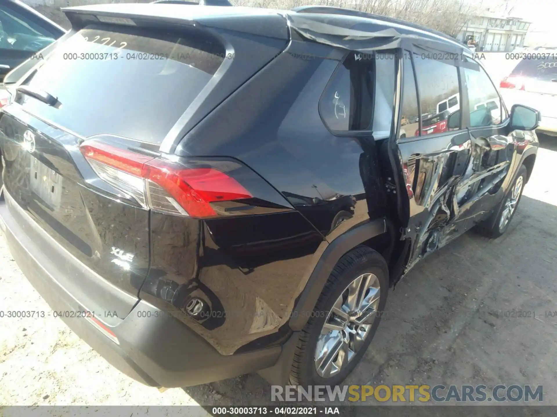 4 Фотография поврежденного автомобиля 2T3A1RFV3KW082166 TOYOTA RAV4 2019