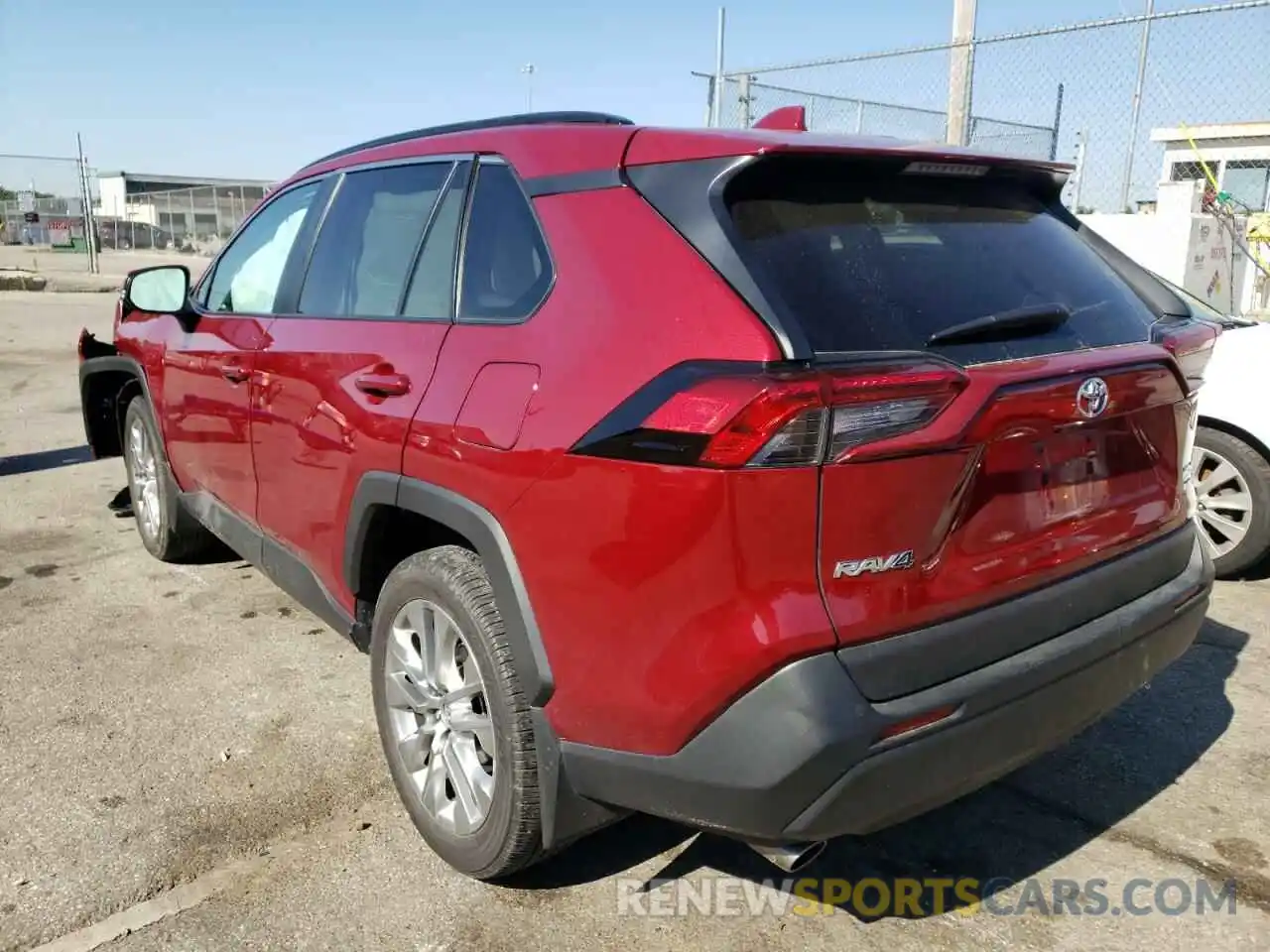 3 Фотография поврежденного автомобиля 2T3A1RFV4KC013441 TOYOTA RAV4 2019