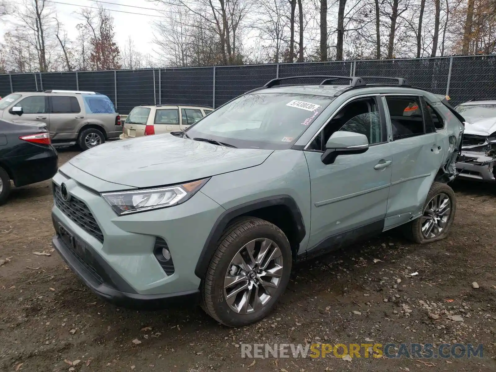 2 Фотография поврежденного автомобиля 2T3A1RFV4KC036783 TOYOTA RAV4 2019