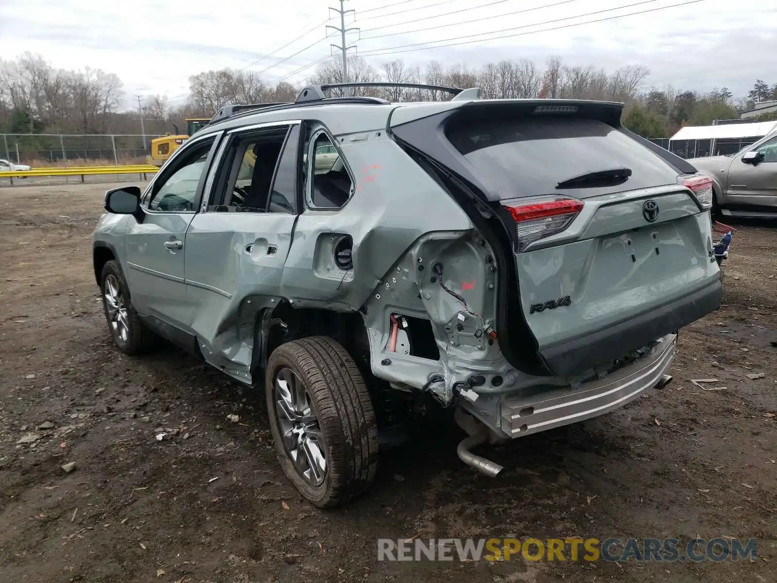 3 Фотография поврежденного автомобиля 2T3A1RFV4KC036783 TOYOTA RAV4 2019