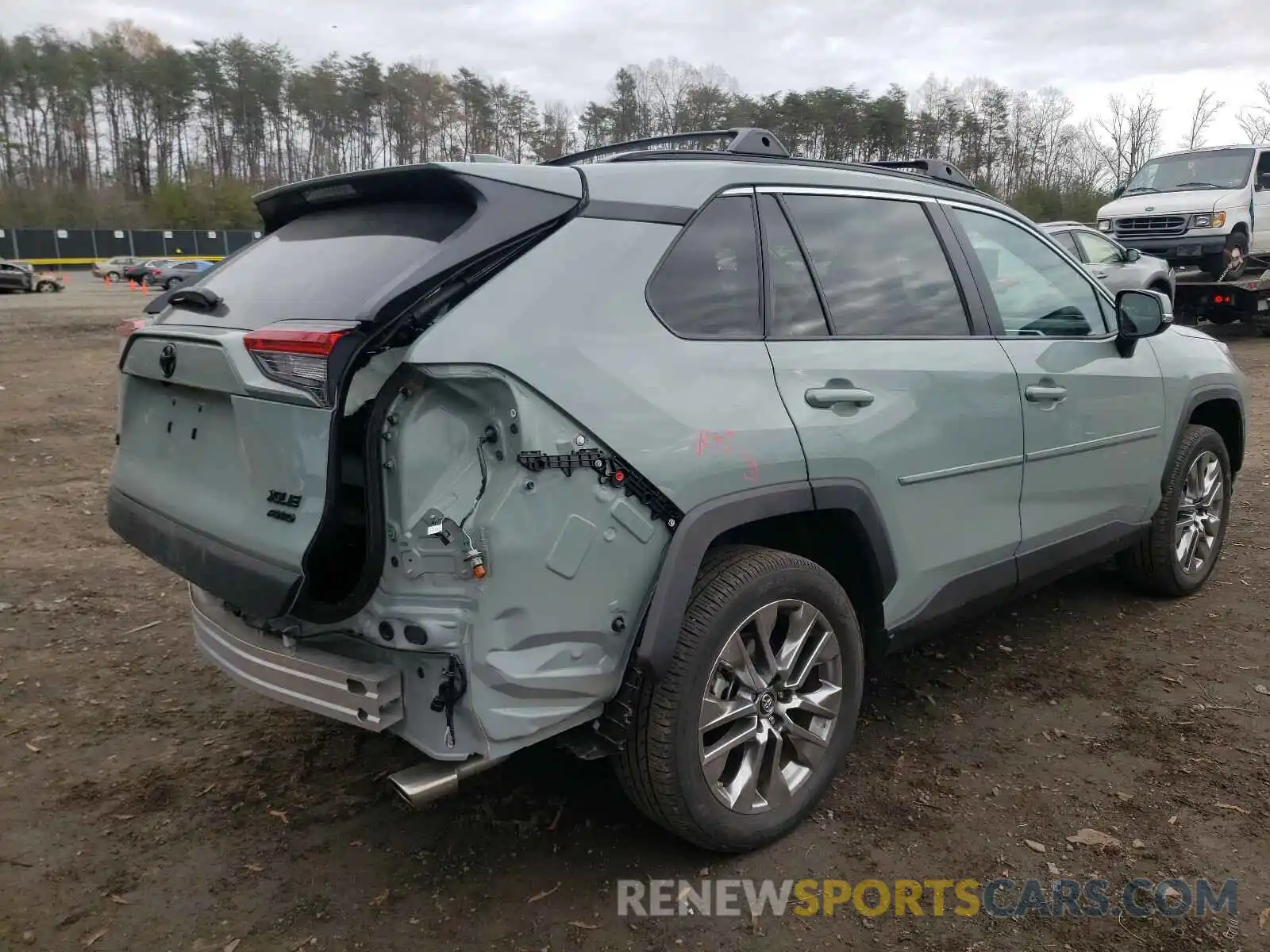 4 Фотография поврежденного автомобиля 2T3A1RFV4KC036783 TOYOTA RAV4 2019