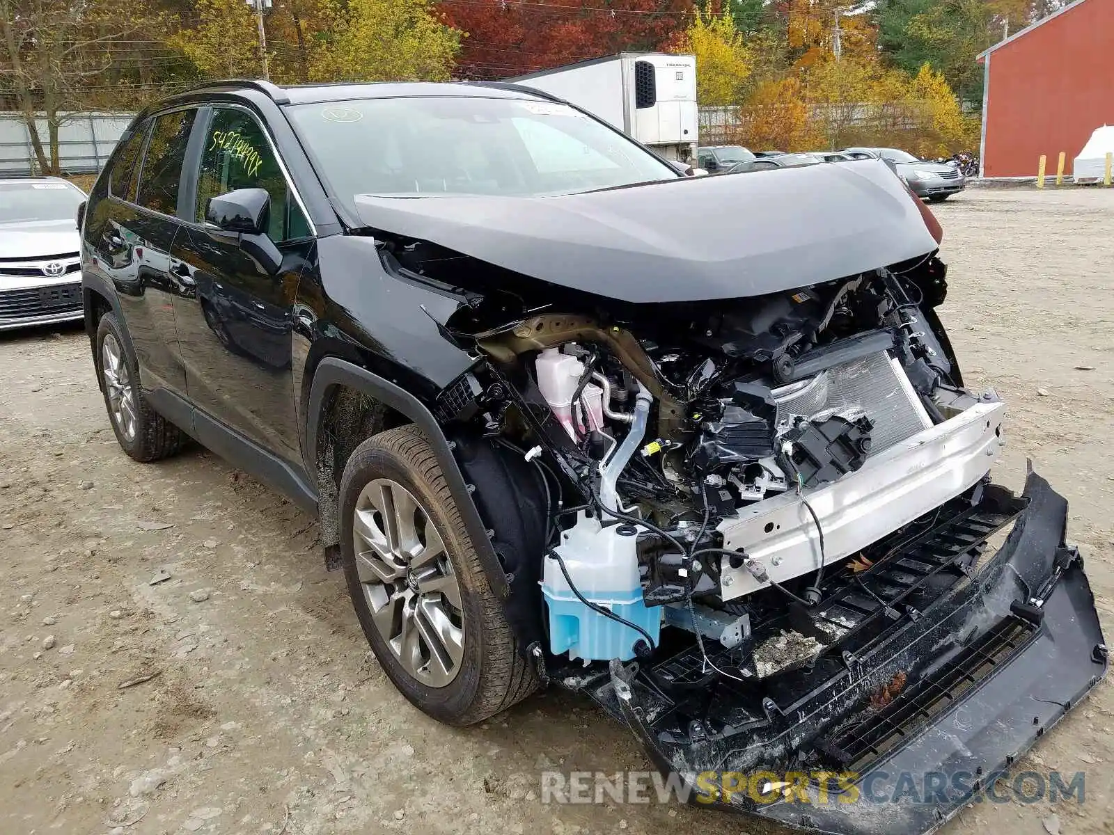 1 Photograph of a damaged car 2T3A1RFV4KC040333 TOYOTA RAV4 2019