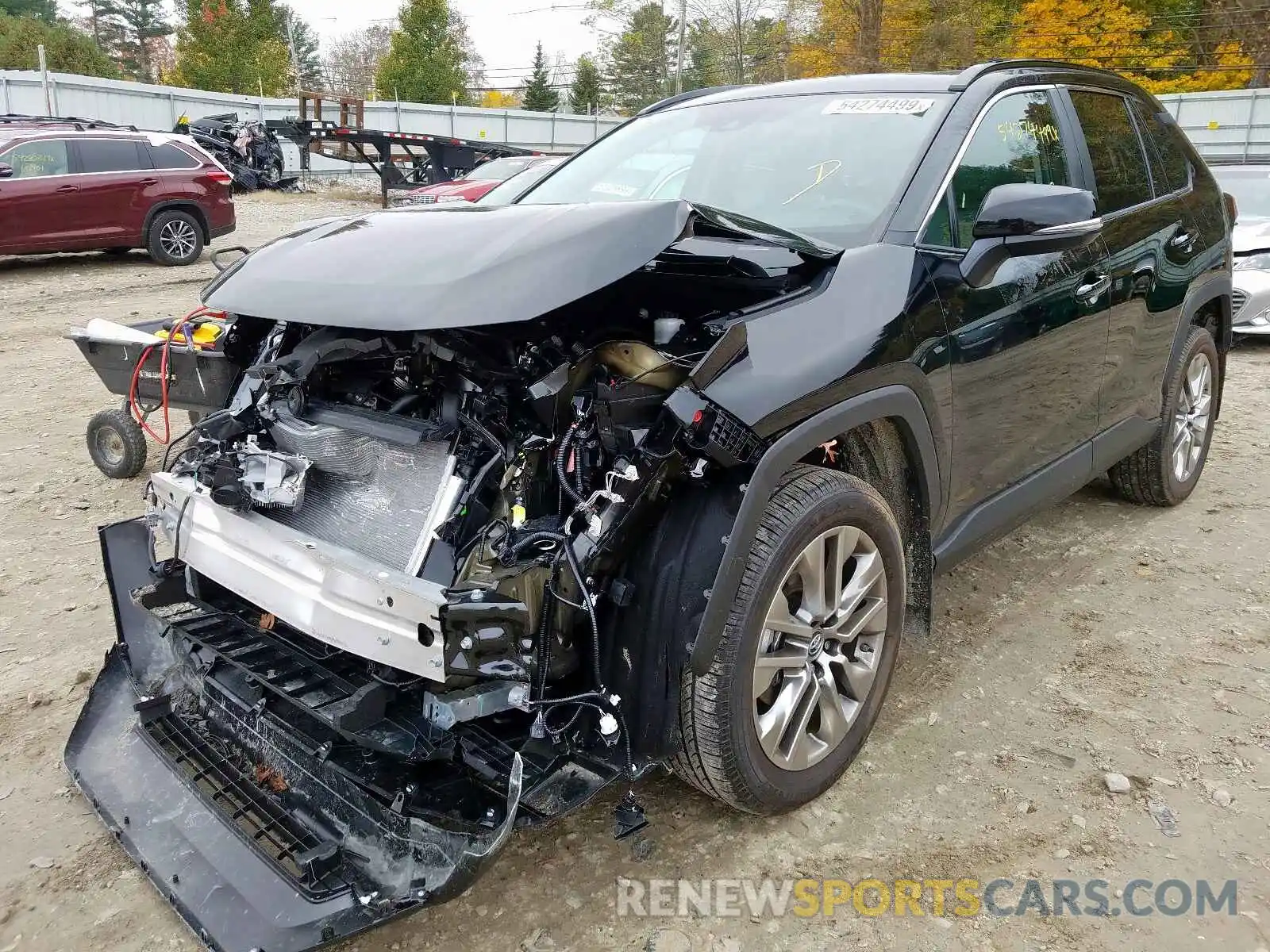 2 Photograph of a damaged car 2T3A1RFV4KC040333 TOYOTA RAV4 2019