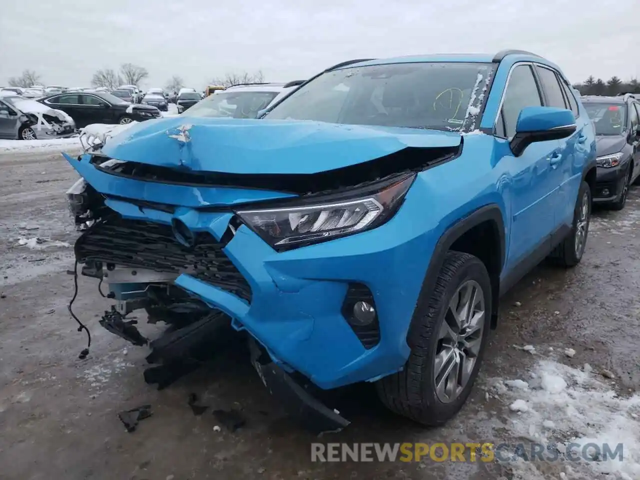 2 Фотография поврежденного автомобиля 2T3A1RFV4KC048870 TOYOTA RAV4 2019