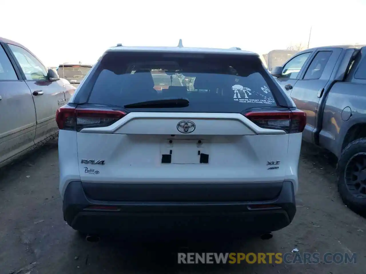 6 Фотография поврежденного автомобиля 2T3A1RFV4KC052465 TOYOTA RAV4 2019