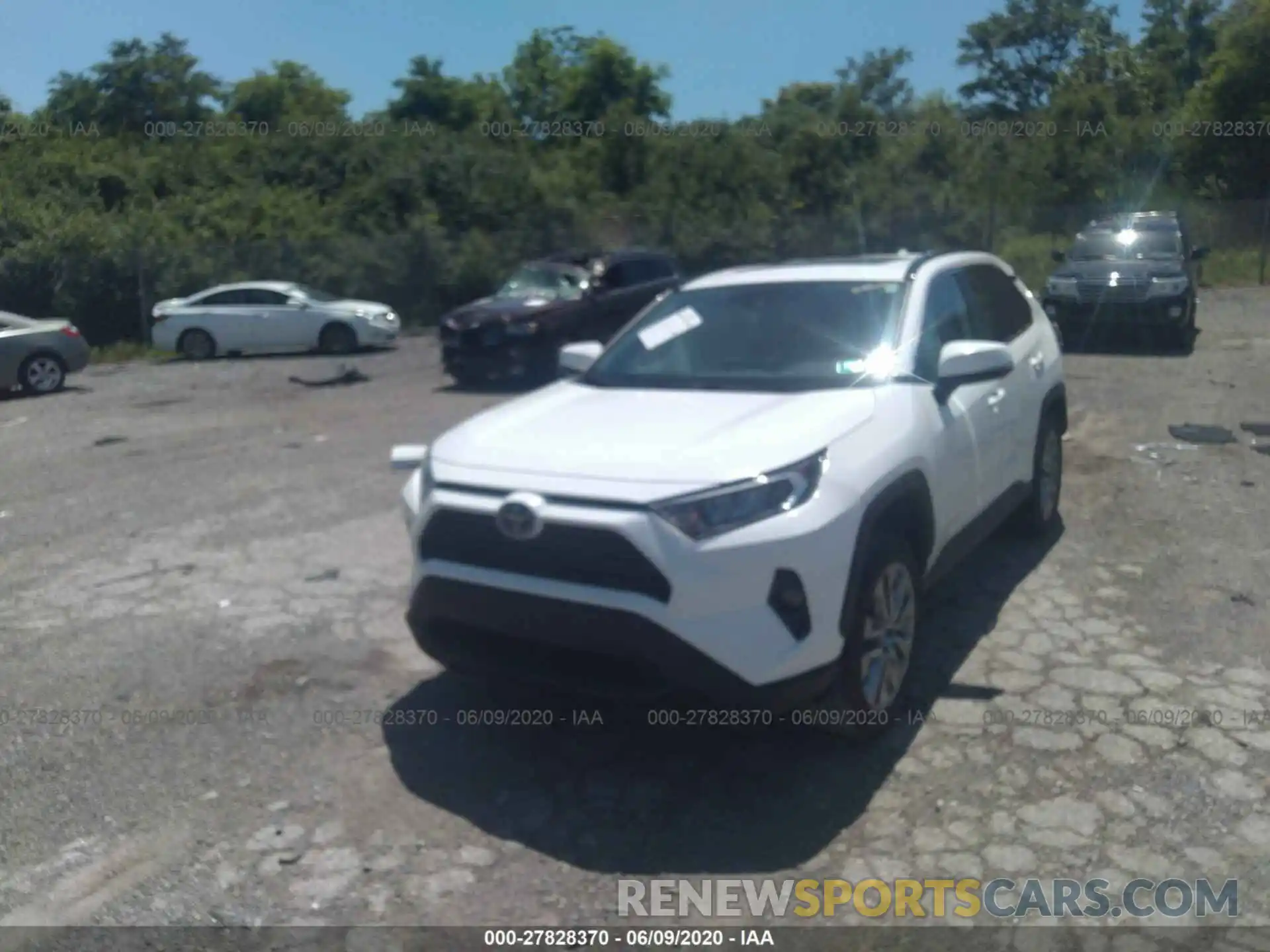 2 Фотография поврежденного автомобиля 2T3A1RFV4KC056886 TOYOTA RAV4 2019