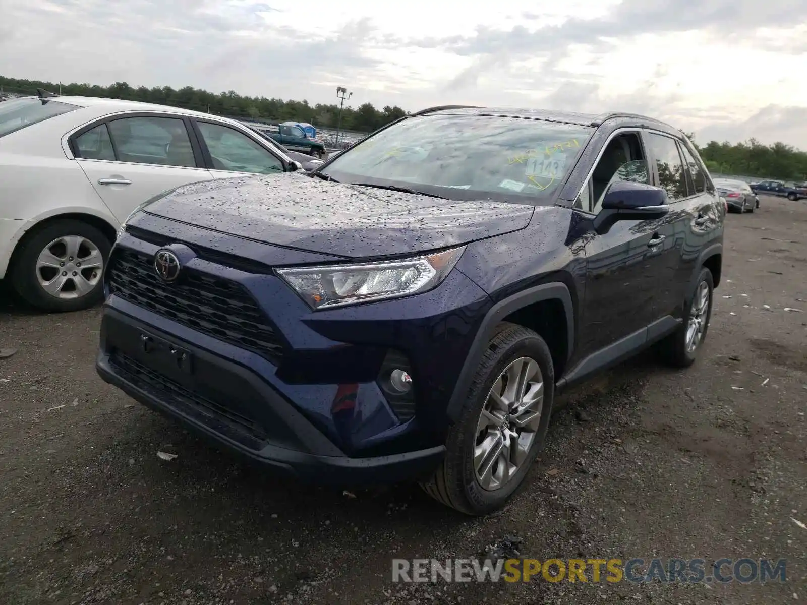 2 Фотография поврежденного автомобиля 2T3A1RFV4KW036605 TOYOTA RAV4 2019