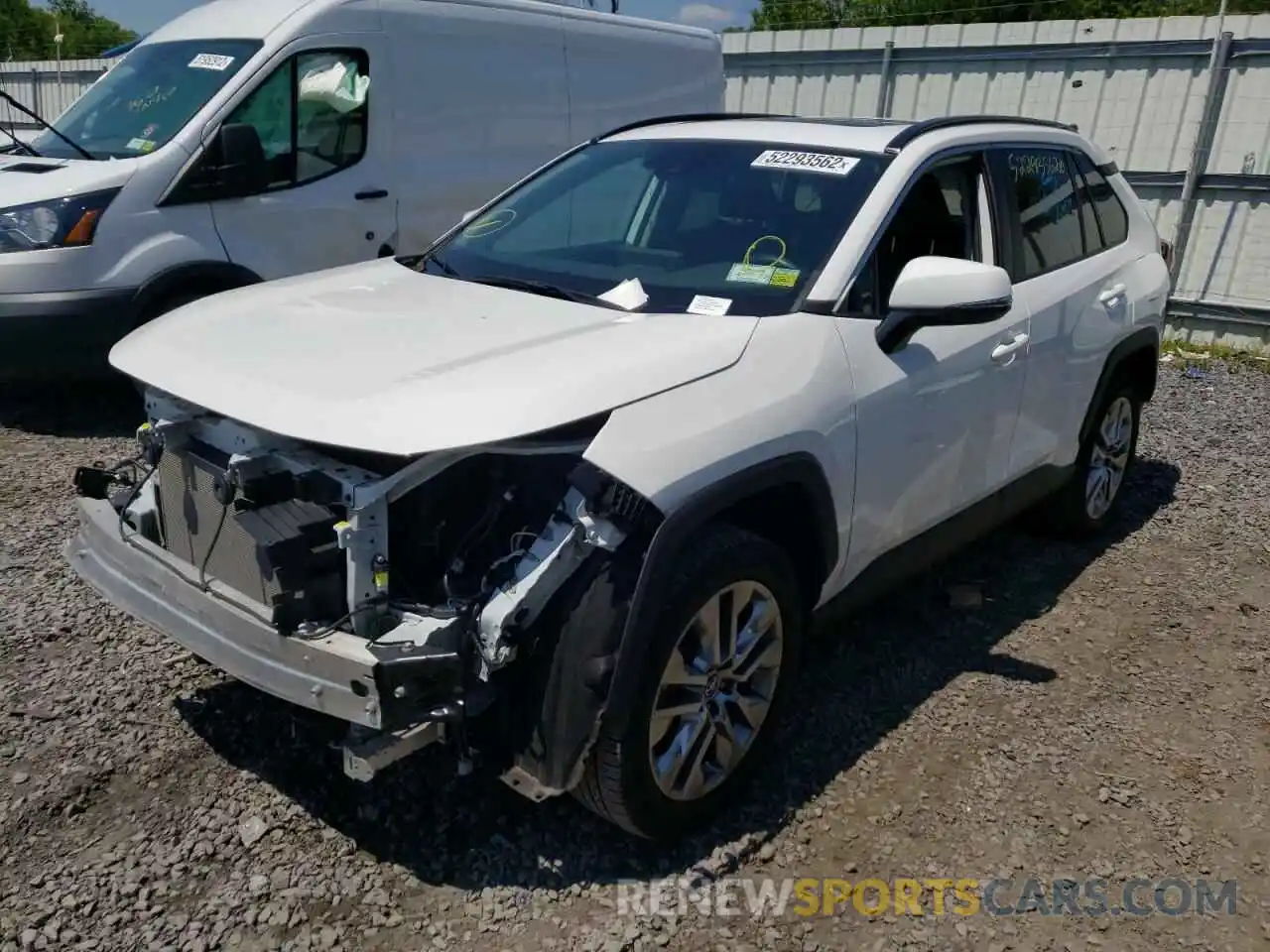 2 Photograph of a damaged car 2T3A1RFV4KW044459 TOYOTA RAV4 2019