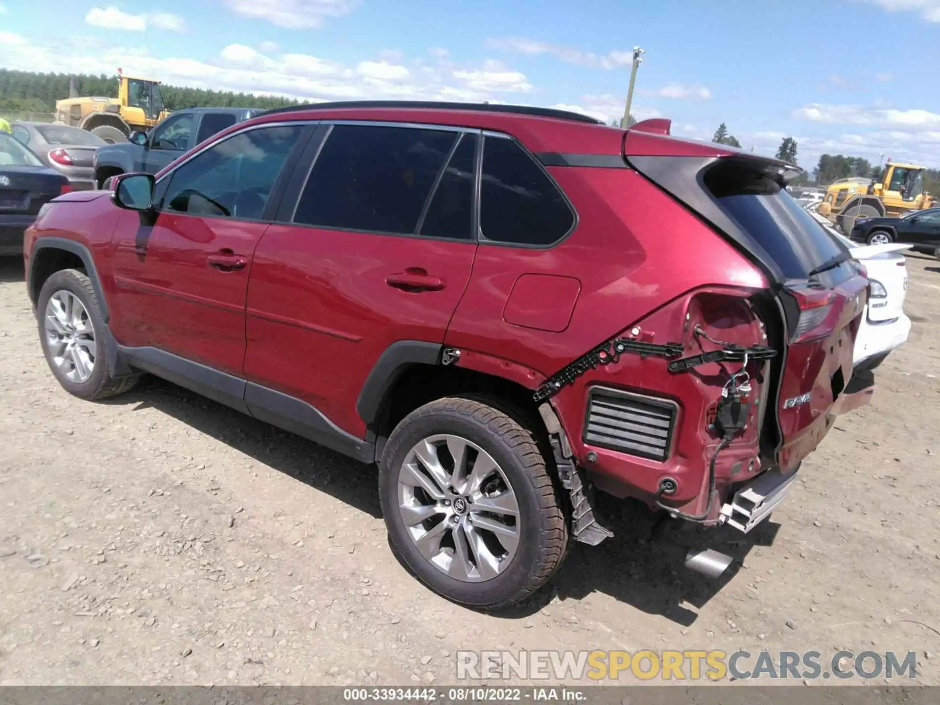 3 Фотография поврежденного автомобиля 2T3A1RFV5KC012394 TOYOTA RAV4 2019