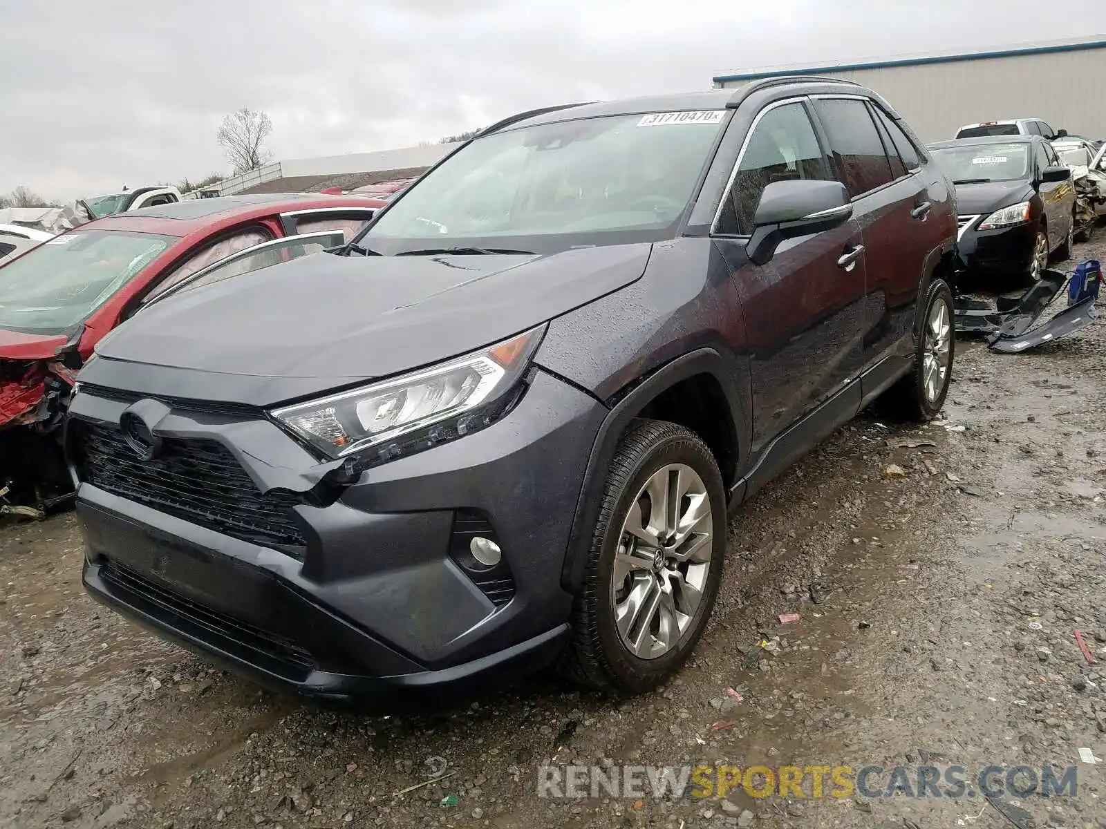 2 Фотография поврежденного автомобиля 2T3A1RFV5KC040888 TOYOTA RAV4 2019