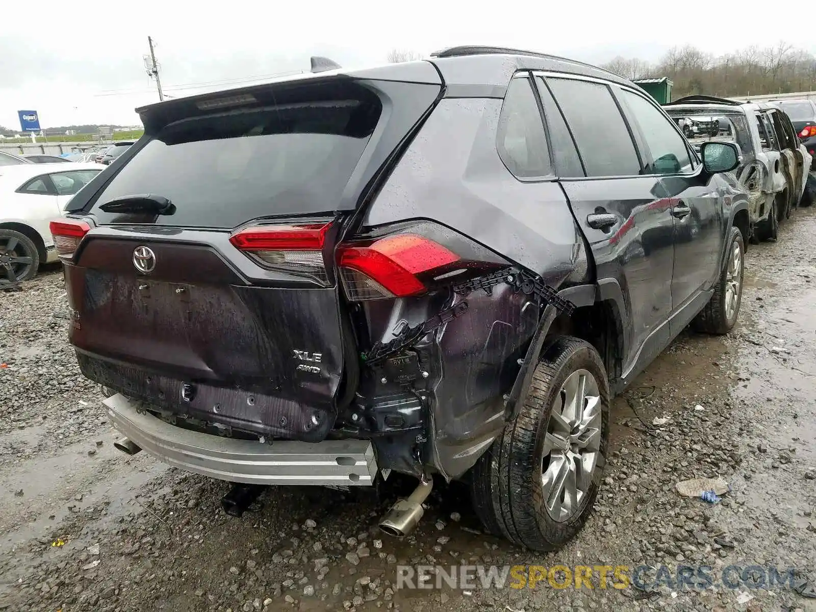 4 Фотография поврежденного автомобиля 2T3A1RFV5KC040888 TOYOTA RAV4 2019